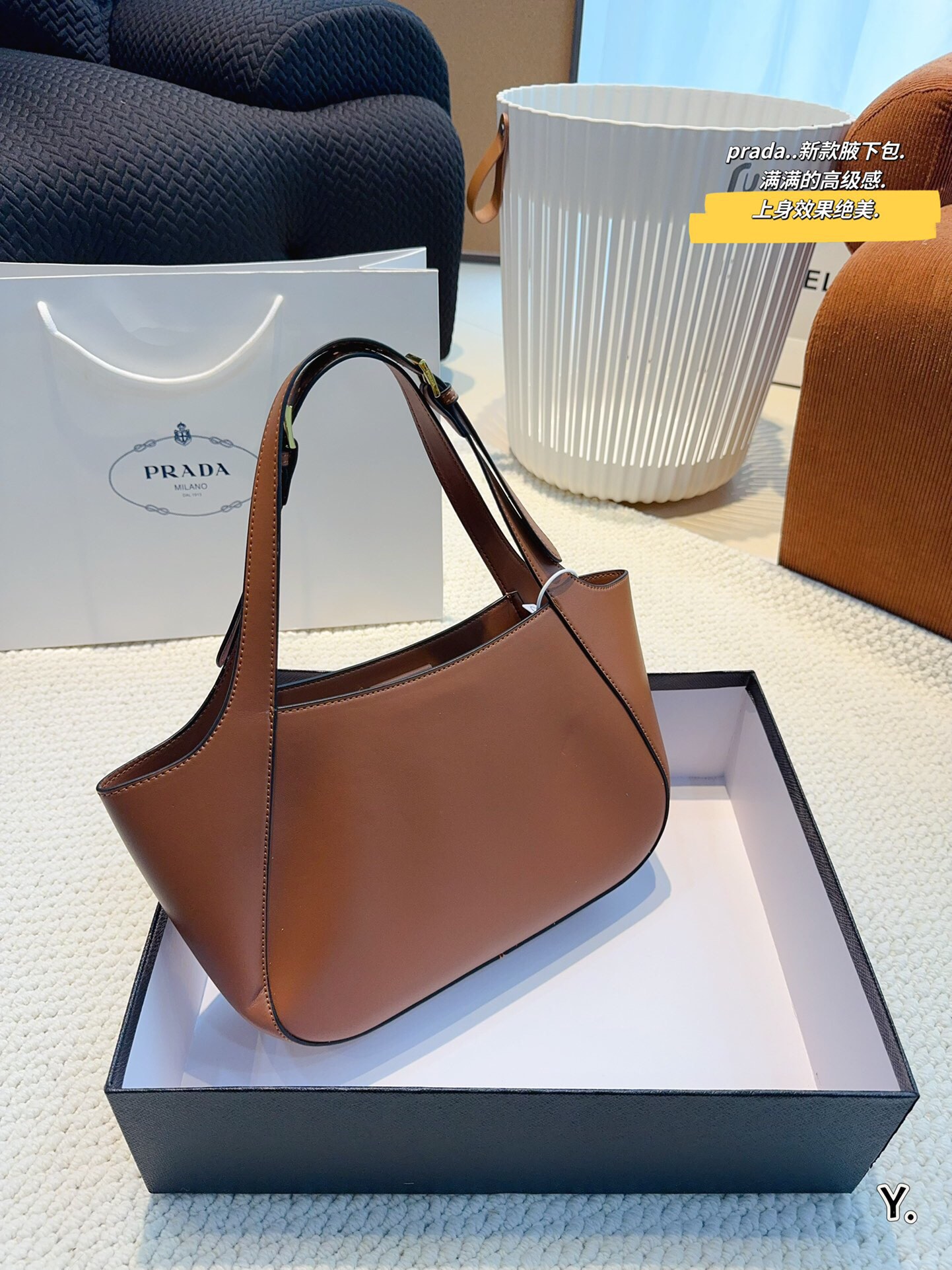 Pra new arrival hobo bag size: 27*7*19cm - Top Club