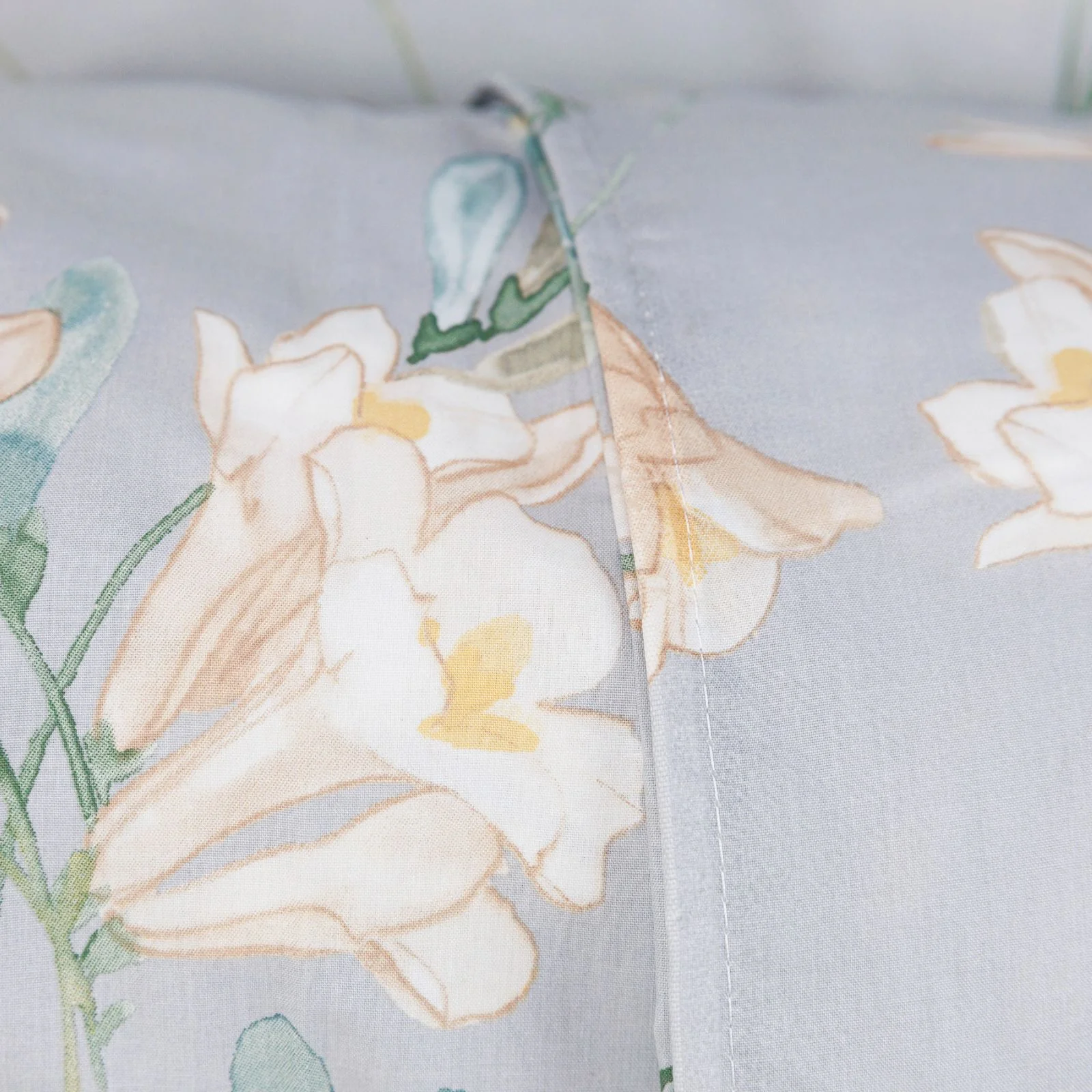 Completo Copripiumino In Percalle Fresie2 Matrimoniale