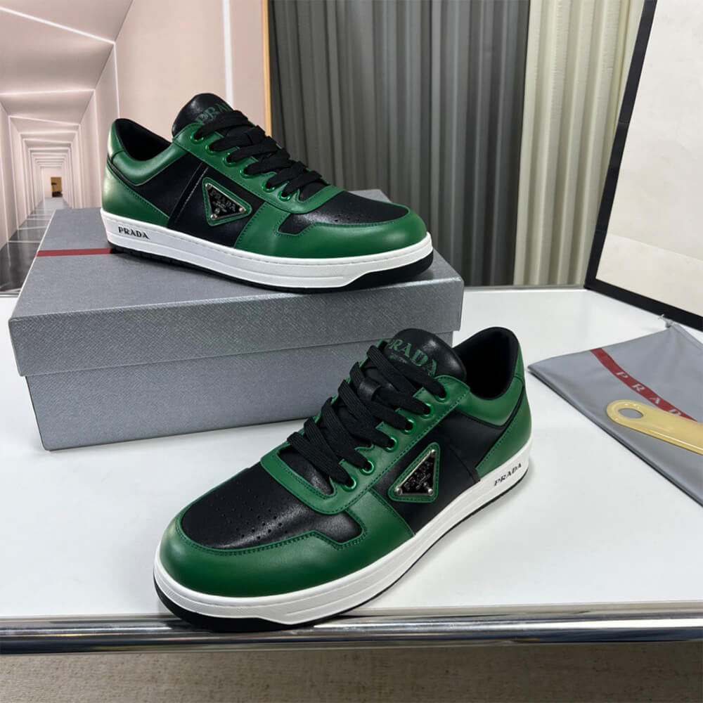 Prada Downtown nappa leather sneakers - Top Club