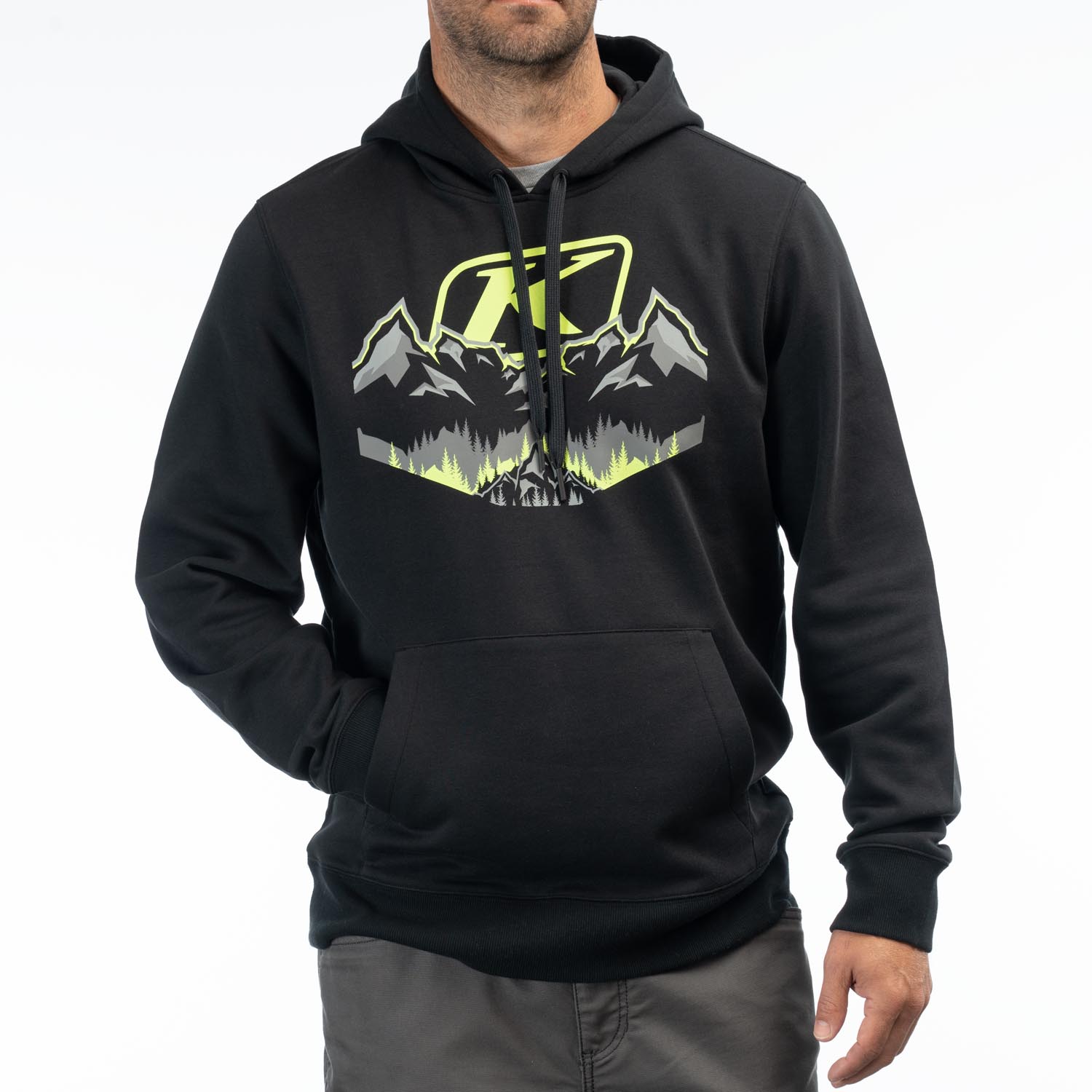 Lace side pullover hoodie