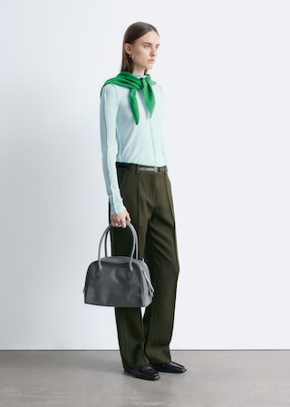 & Other Stories WOOL-BLEND TAILORED TROUSERS