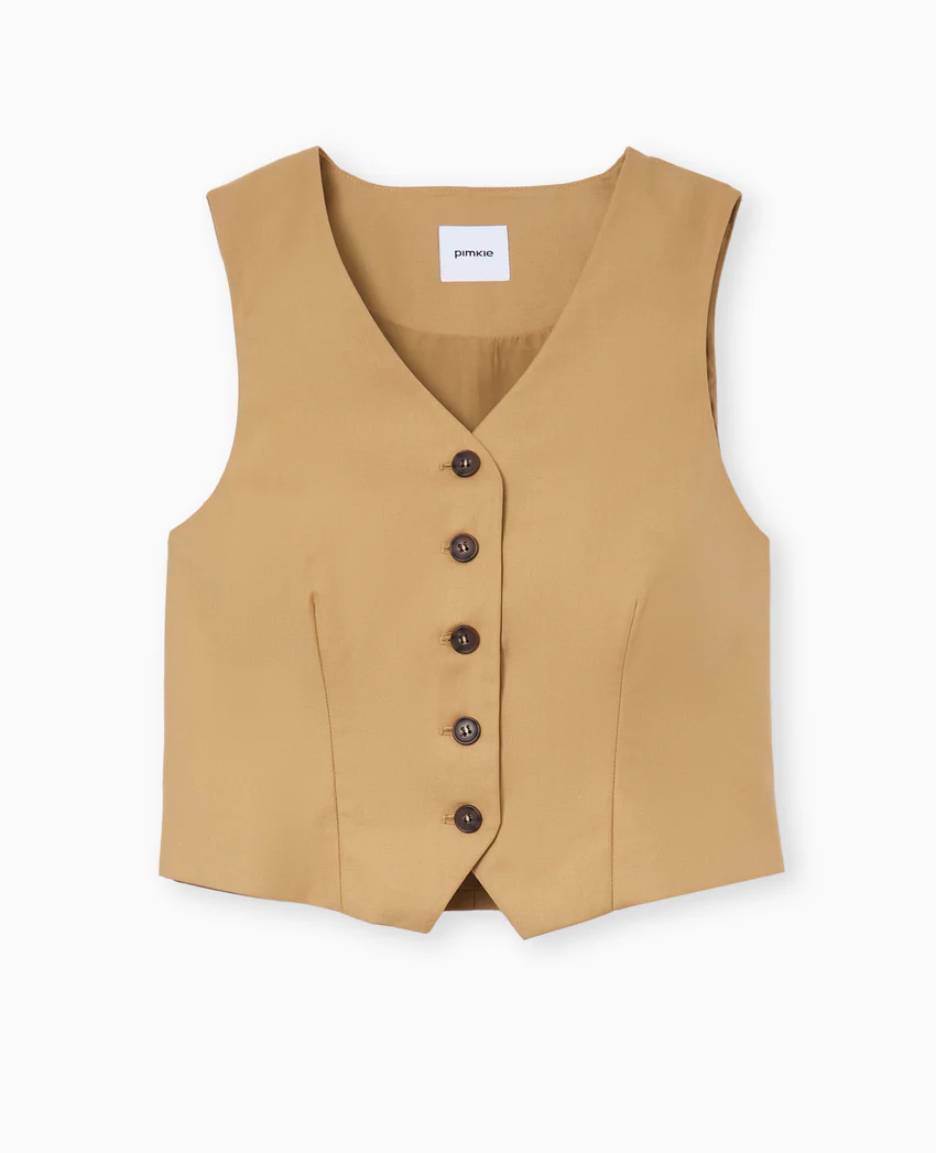 Pimkie Gilet de barman boutonné