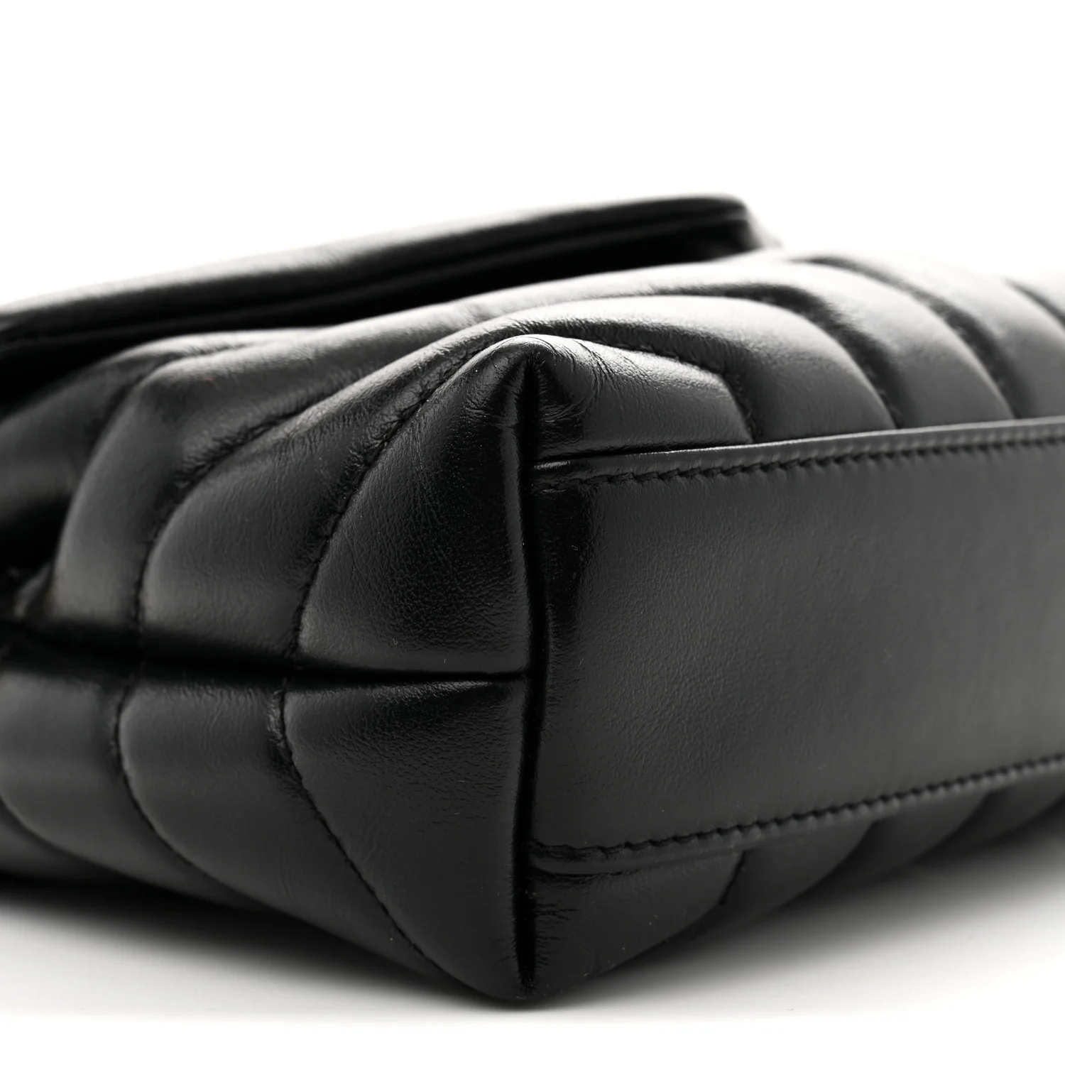 Calfskin Y Quilted Monogram Toy Loulou Crossbody Bag Black - Top Club