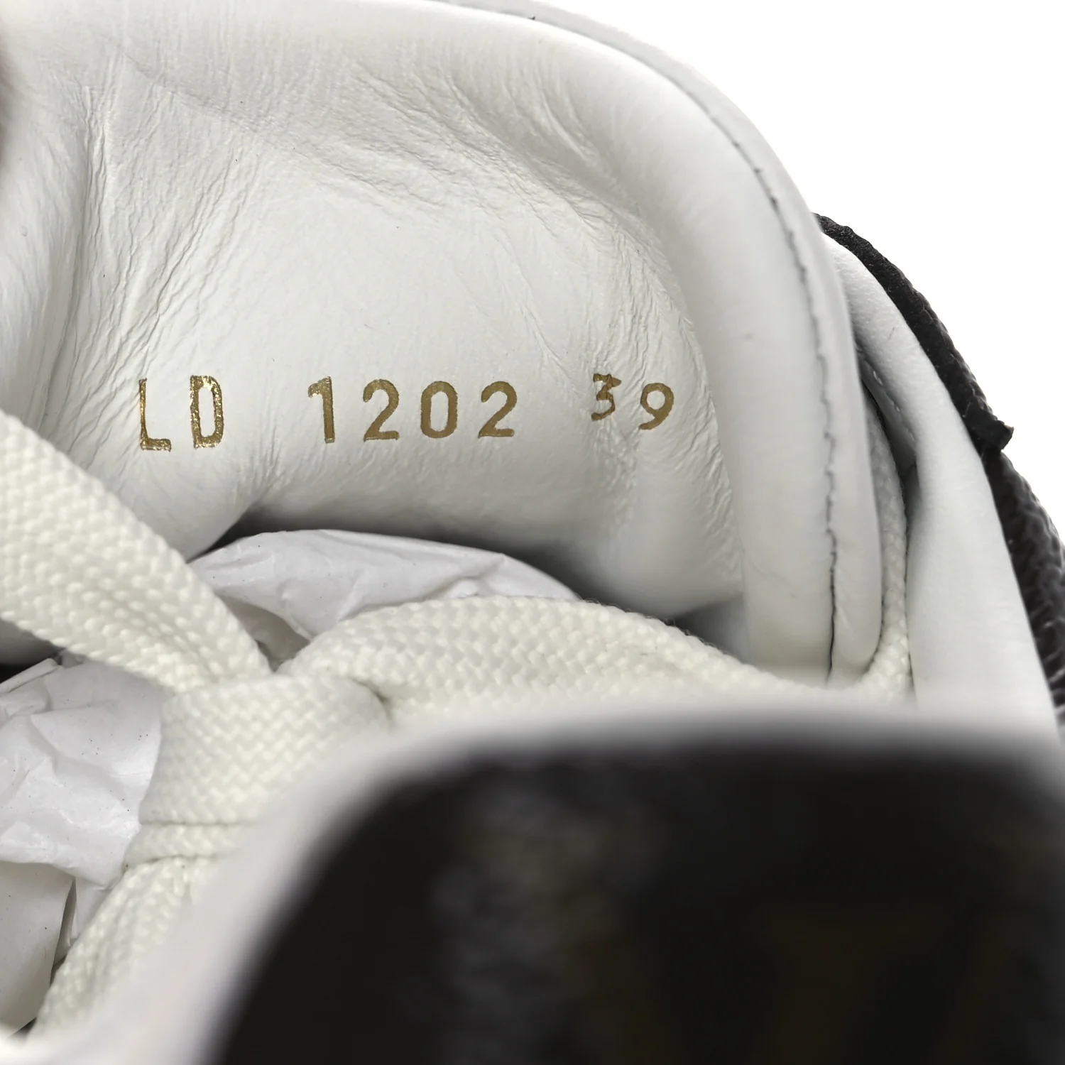 Lambskin Embossed Monogram Time Out Sneakers 39 White Brown - Top Club