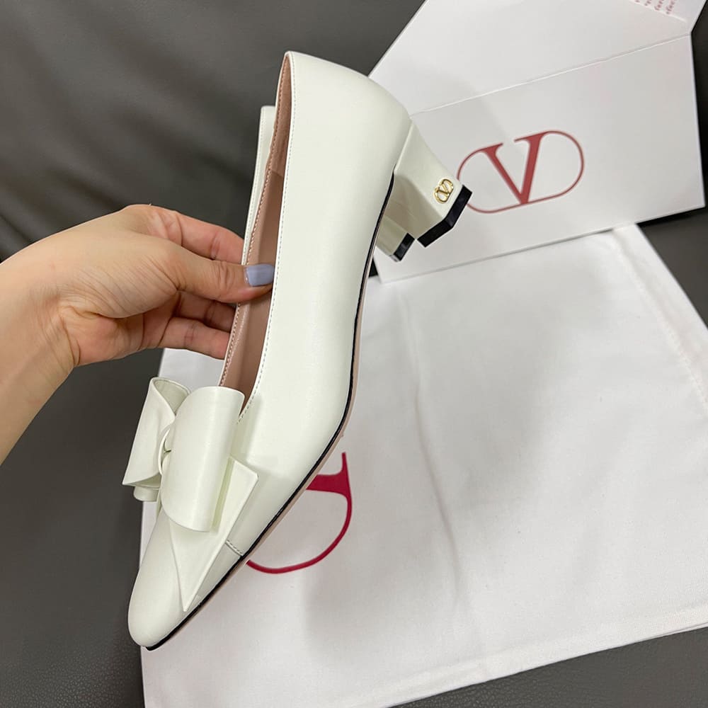 VALENTINO BOWOW sheepskin high heels (heel height 4.5 cm) - Top Club
