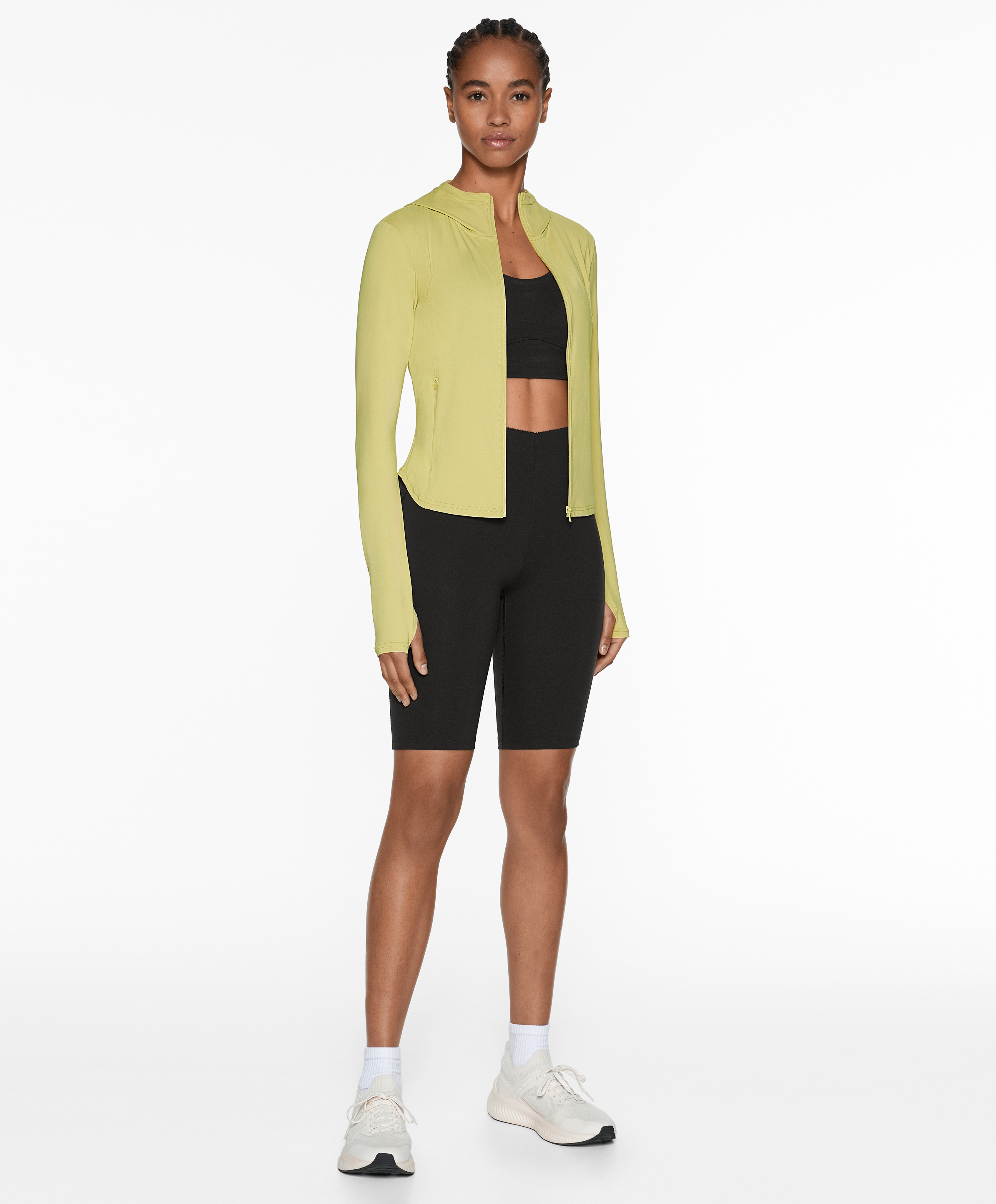 OYSHO Cool touch hooded technical jacket