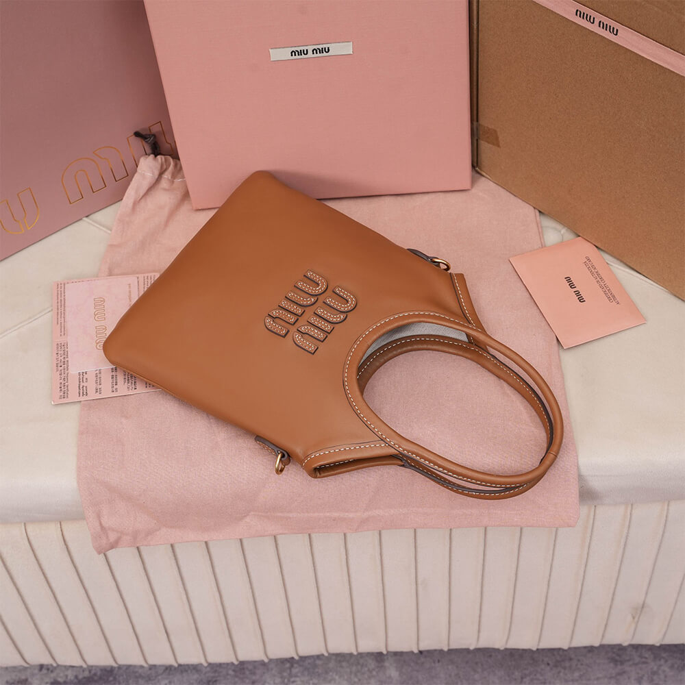 MIUMIU MINI IVY leather handbag(HIGH-END GRADE) - Top Club