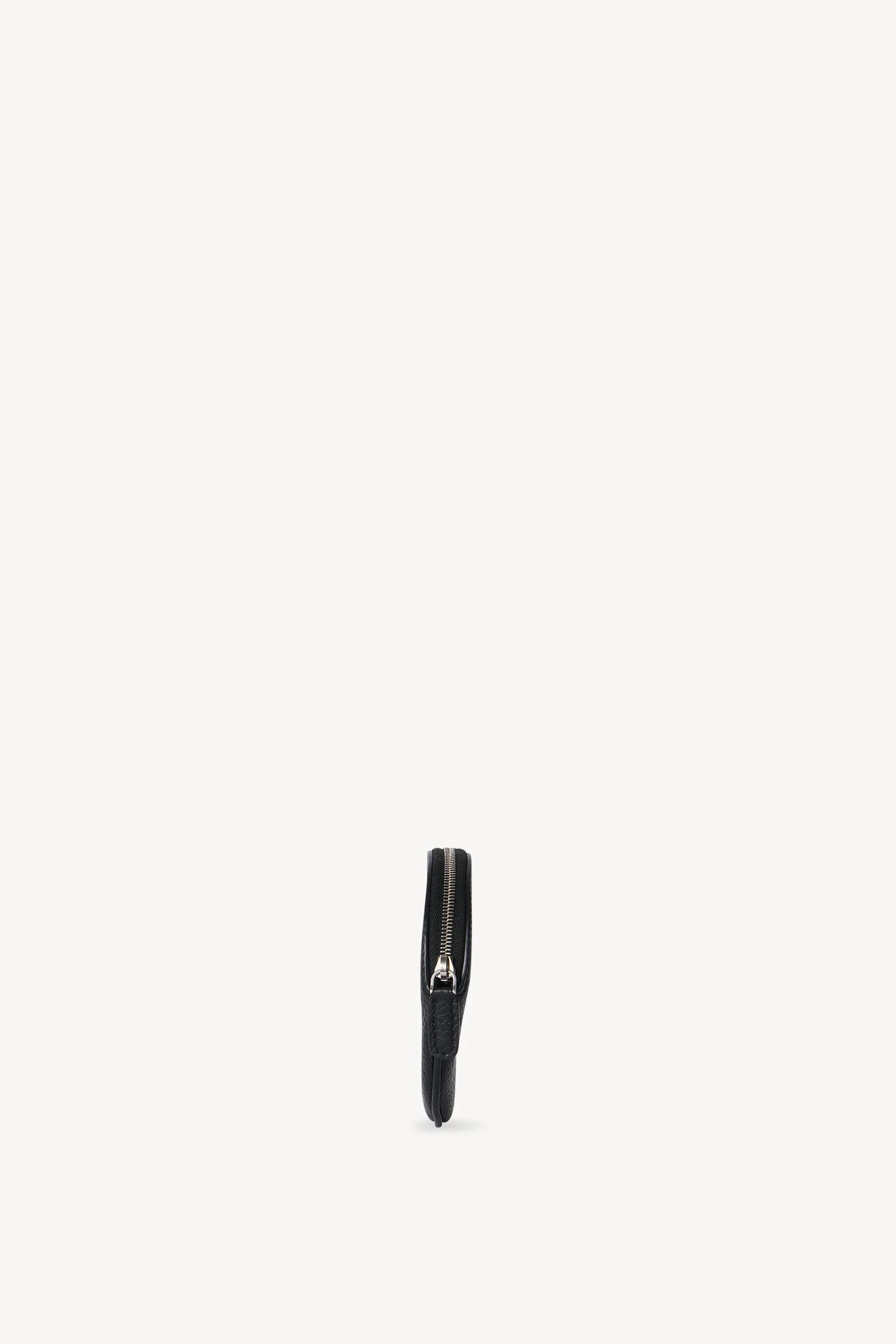 Round Pouch in Leather - Top Club