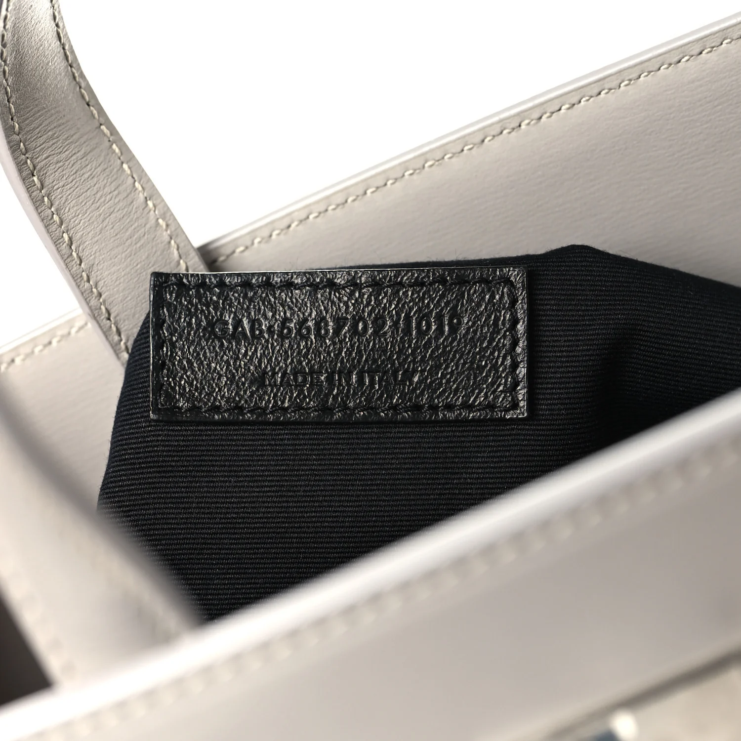 Calfskin Small Manhattan Shopper Tote Granite - Top Club