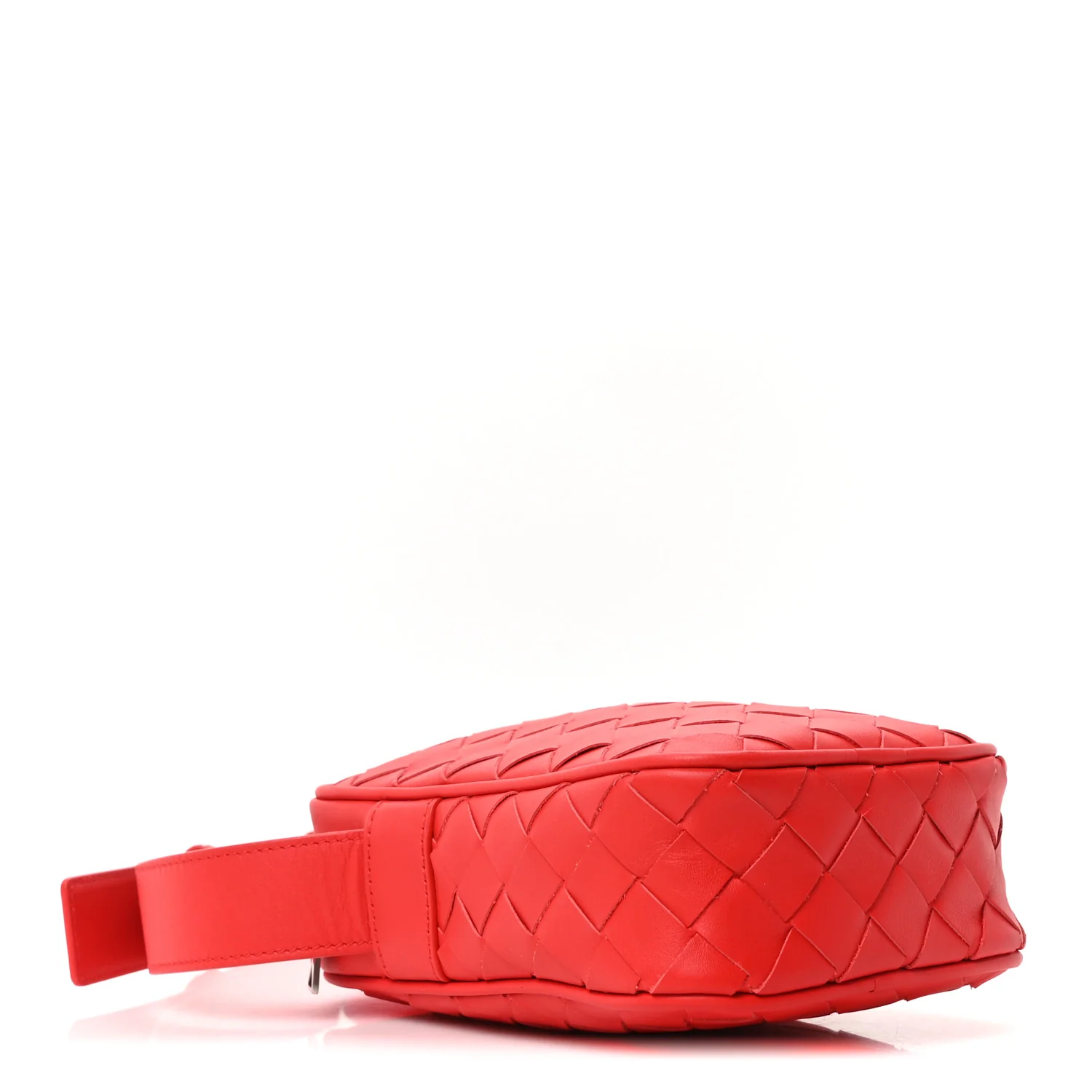 Nappa Intrecciato Phone Case Crossbody Bag Redstone - Top Club