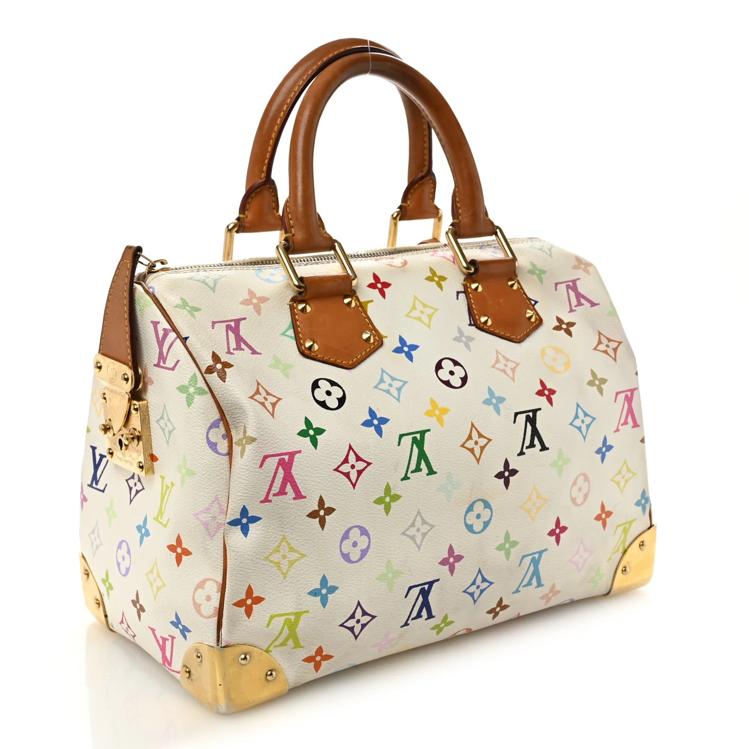 Monogram Multicolor Speedy 30 White - Top Club