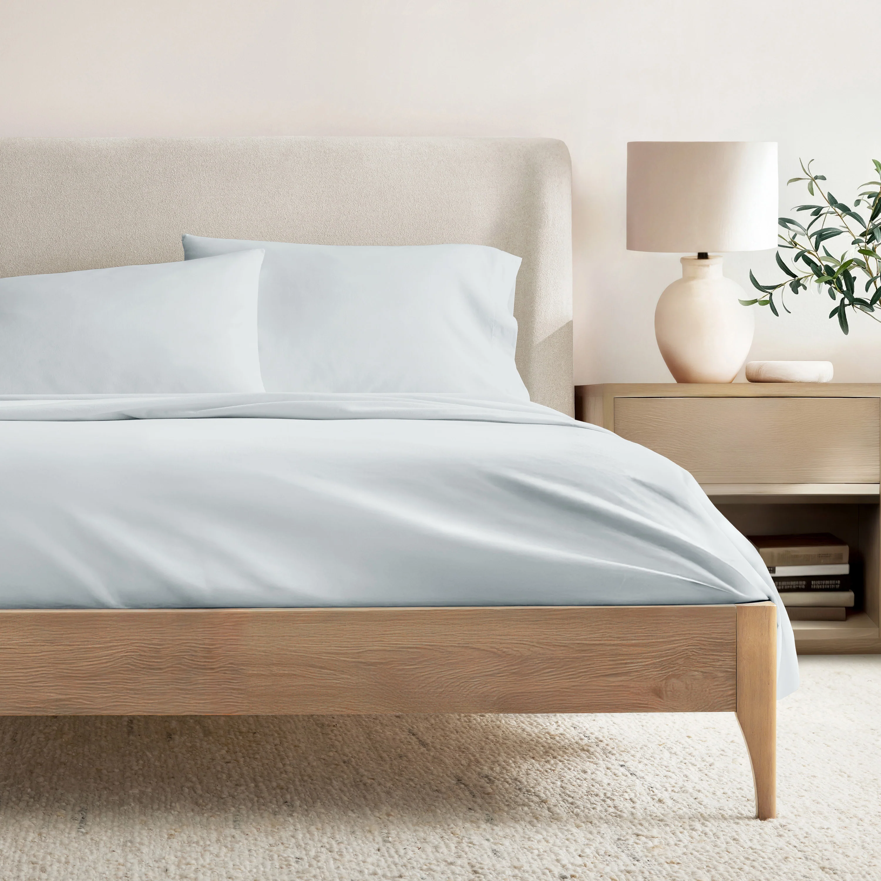 4-Piece 100% Cotton Percale Sheet Set (Sale)