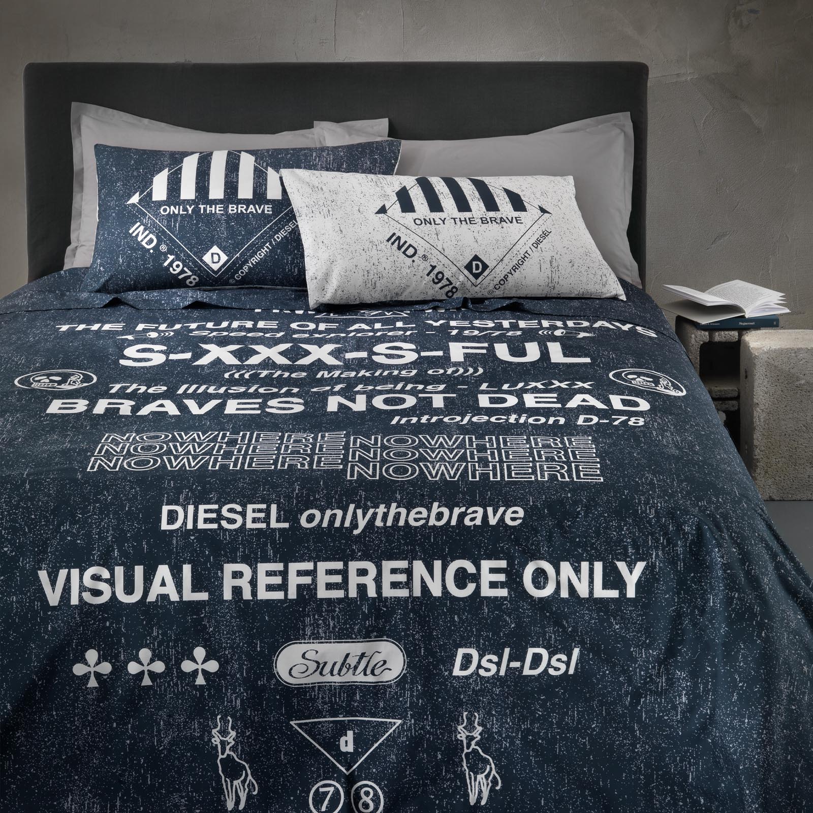 Copripiumino Con Federe In Percalle Graphic Matrimoniale