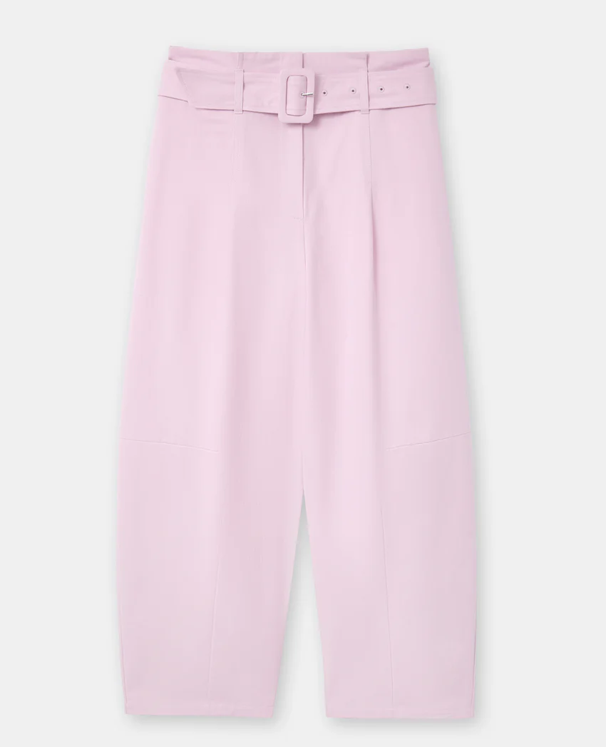 Pimkie Pantalon barrel taille haute avec ceinture