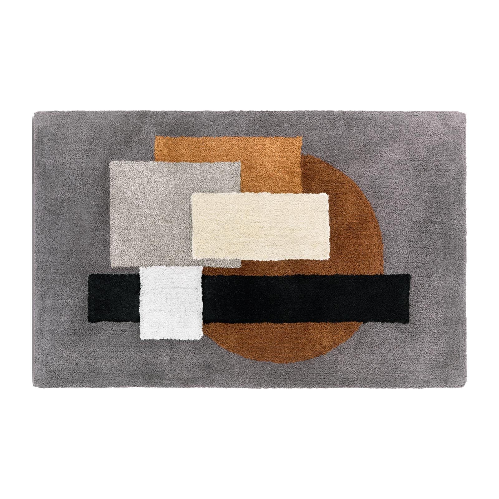 Tappeto Arredo In Cotone Brooklyn 70X110 Grigio Carrara