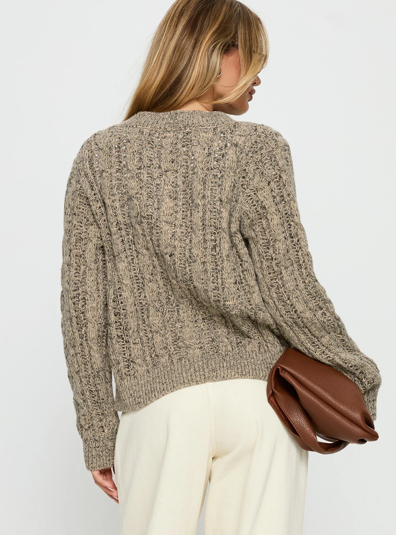 Kaytee Button Up Knit Cardigan Grey