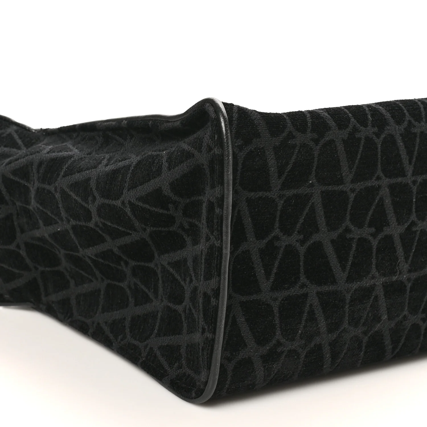 Toile Iconographe Goatskin Le Troisieme Shopping Bag Black - Top Club