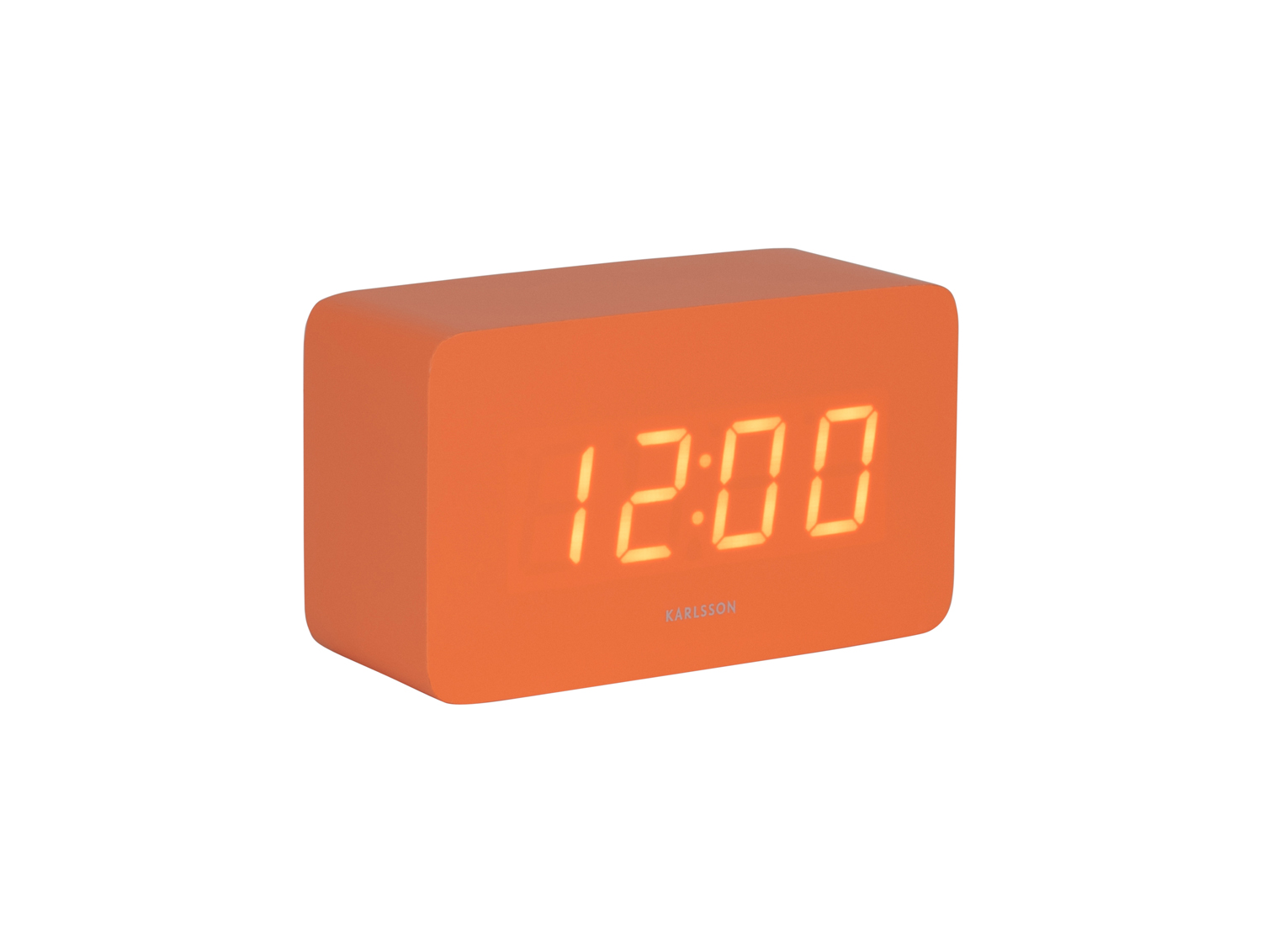 Alarm clock Spry tube LED bright orange