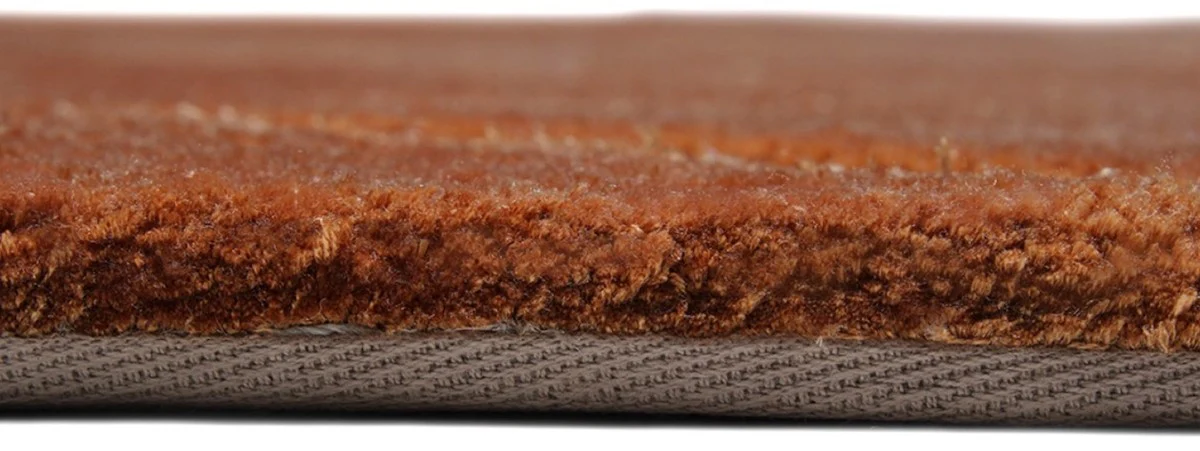 Luxury carpet brown / cream 160 x 230 cm - Rectangular living room carpet - Modern bedroom carpet - Luxury interior - Luxury quality