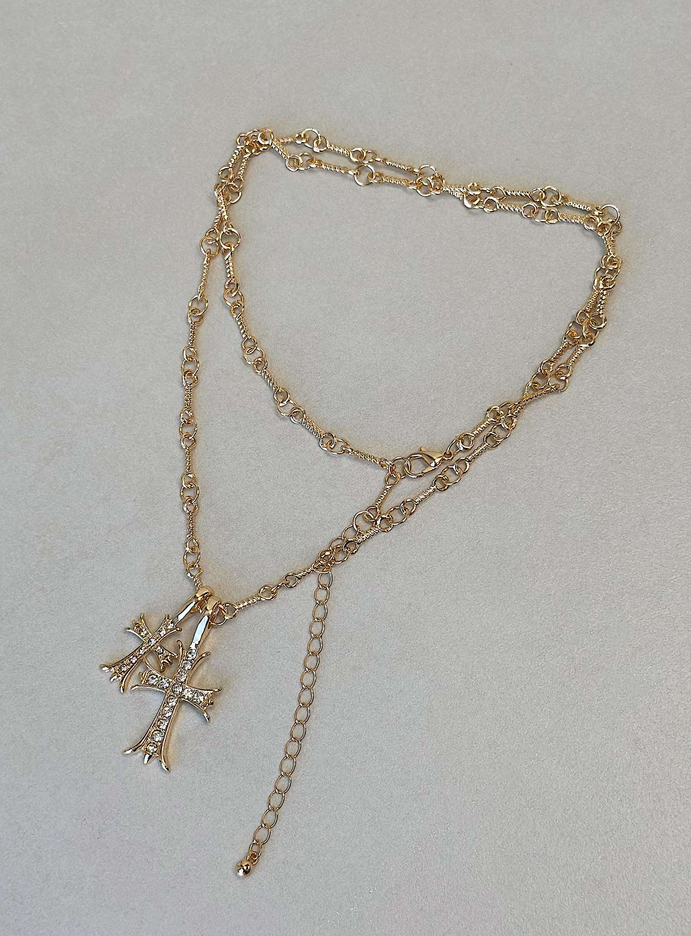 Curtis Cross Necklace Gold