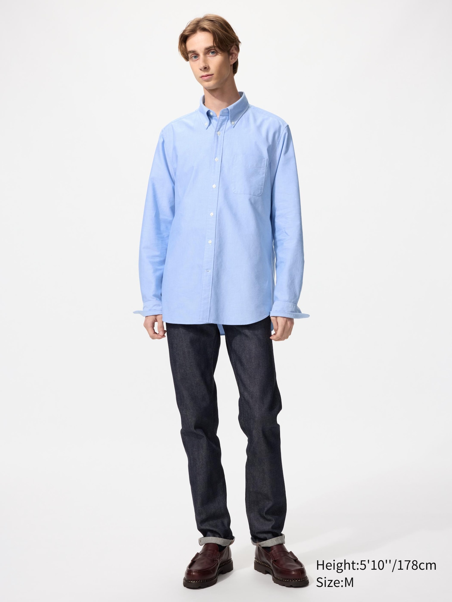 Oxford Long Sleeve Shirt (Slim Fit)