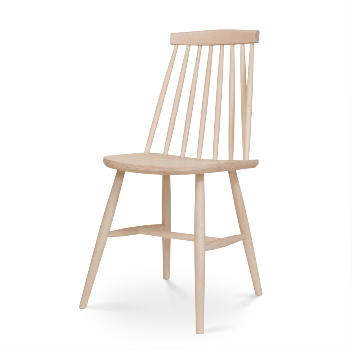 Houten spijlenstoel Filou - whitewash