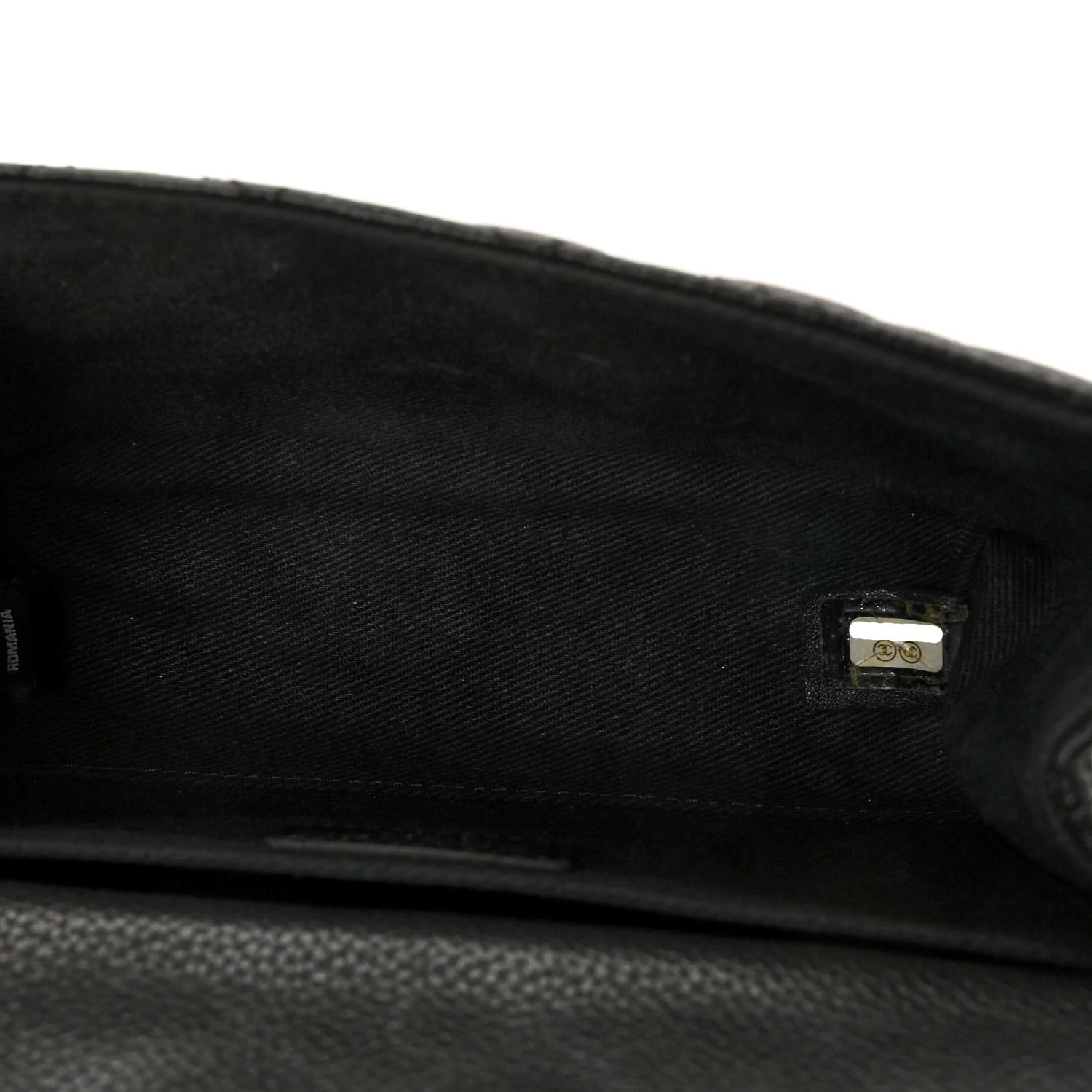 Grained Calfskin Quilted 2.55 Reissue Flap Belt Bag Clutch Black - Top Club