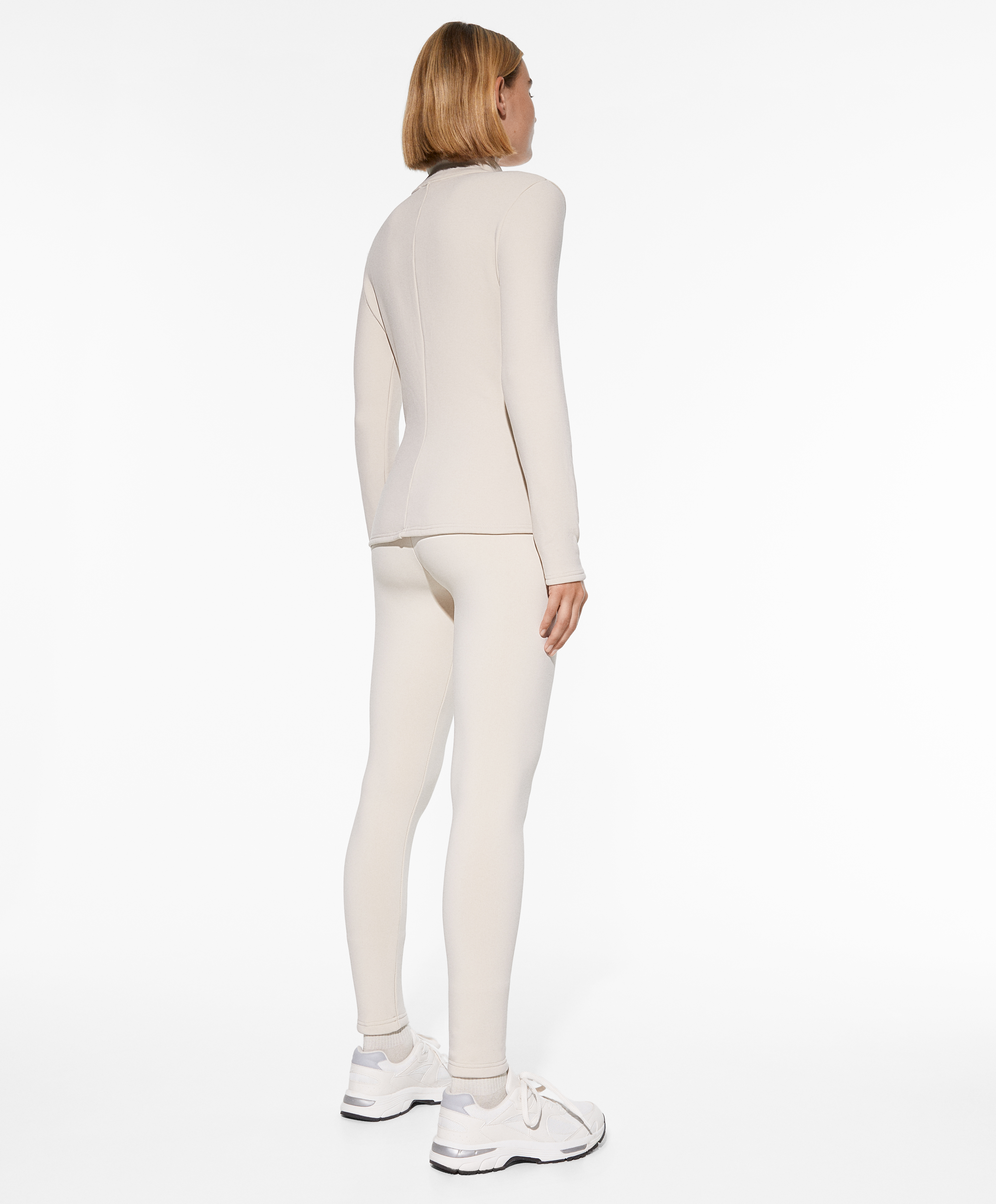 OYSHO Super-extra-warm seamless 65cm ankle-length leggings