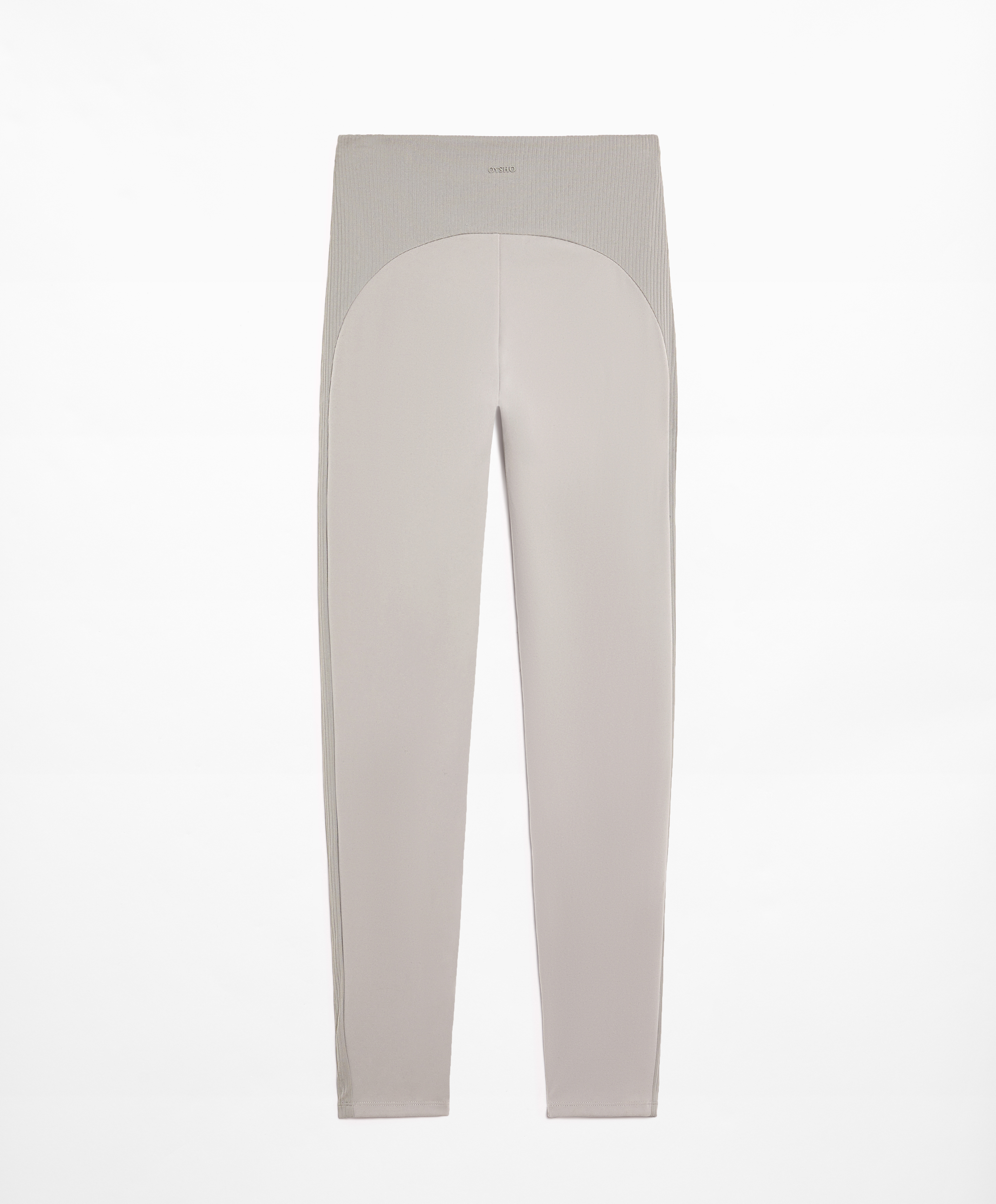 OYSHO Comfortlux high-rise rib 65cm ankle-length leggings