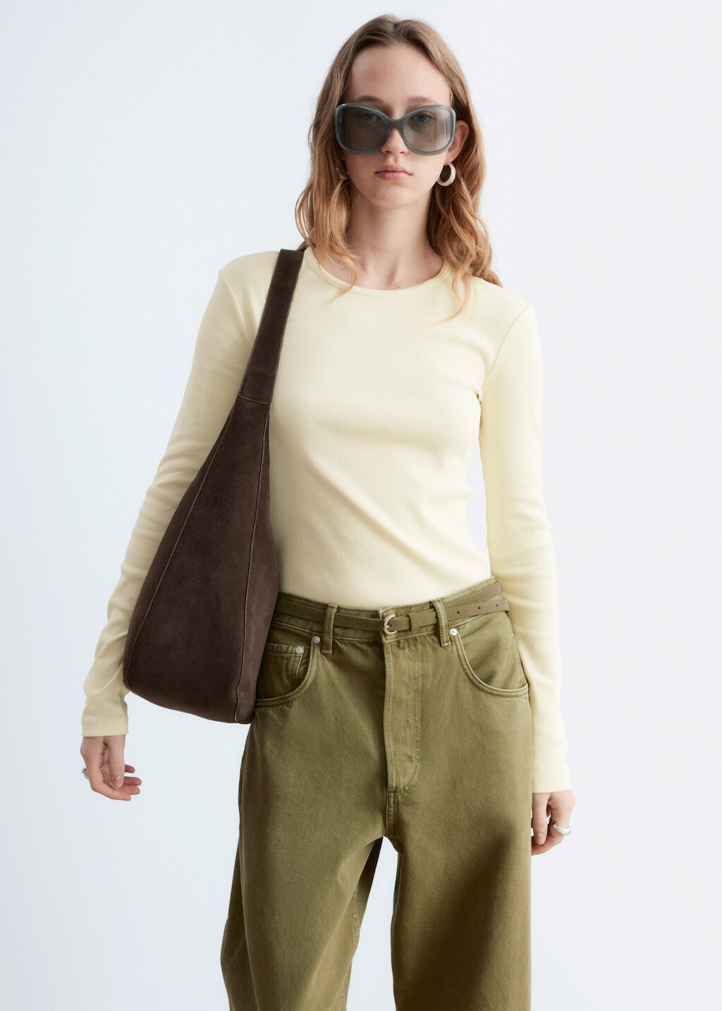 & Other Stories RIBBED LONG-SLEEVE TOP