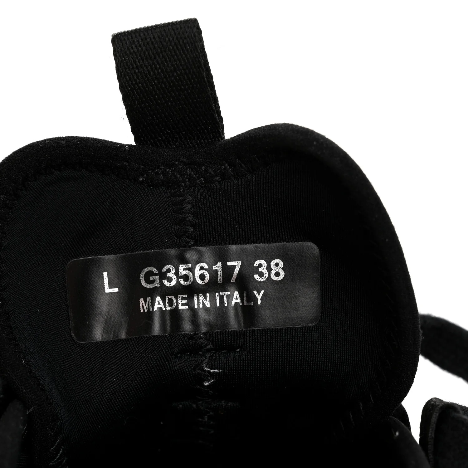 Velvet Calfskin Mixed Fibers CC Sneakers 38 Black - Top Club