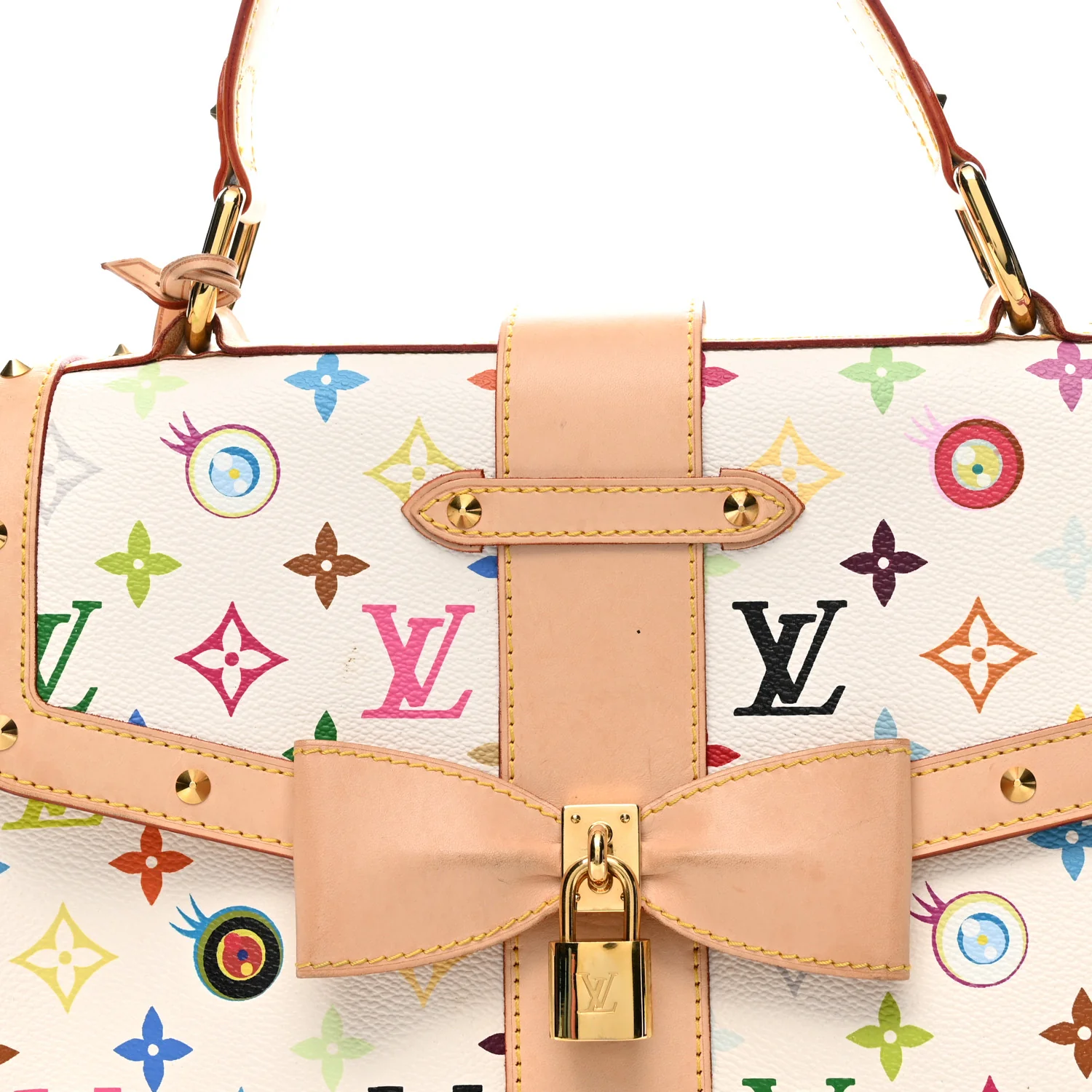 Monogram Multicolor Murakami Eye Love You White - Top Club