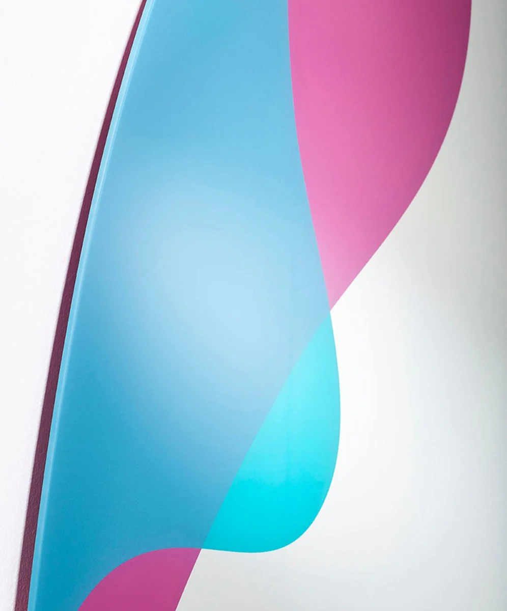 Designer wall mirror multicolored 94 x 2.5 x H. 175 cm - Modern design mirror - Luxury collection