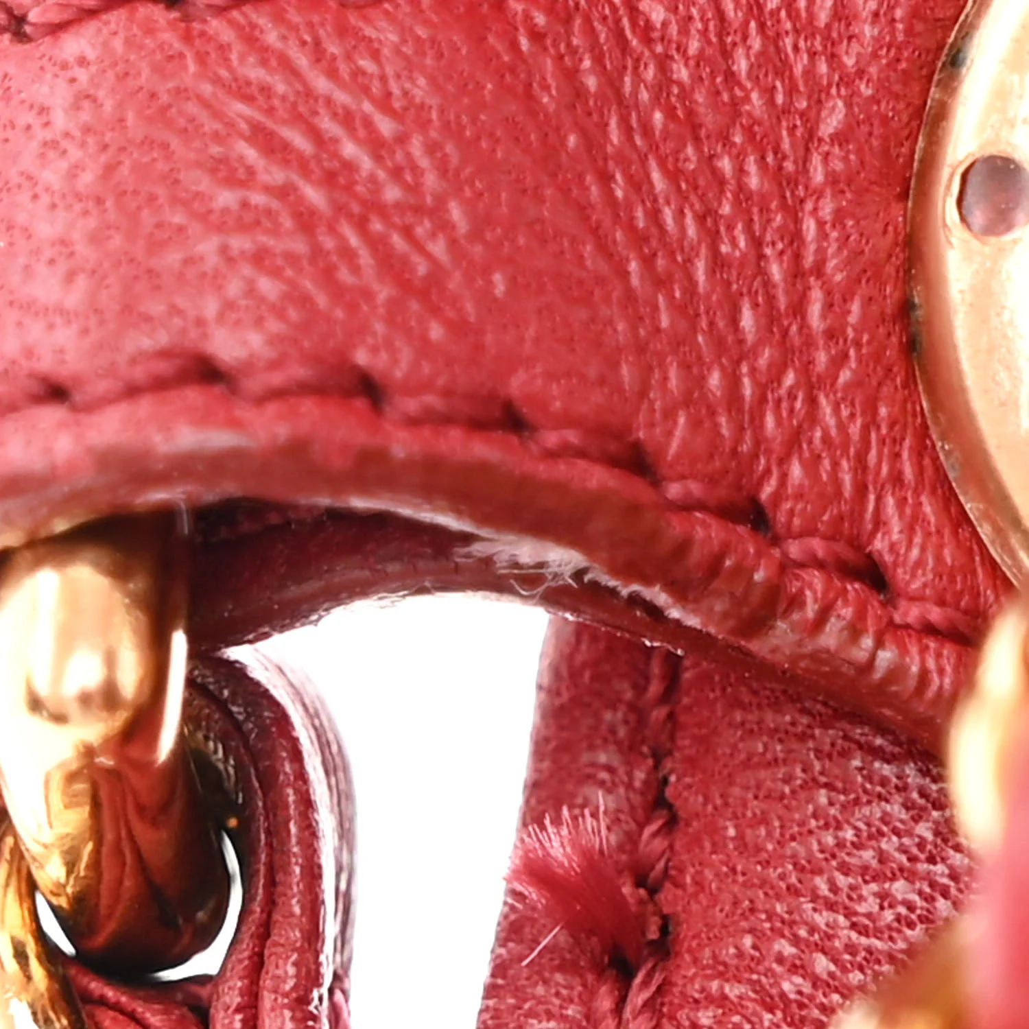 Lambskin Quilted CC Unchained Crossbody Red - Top Club