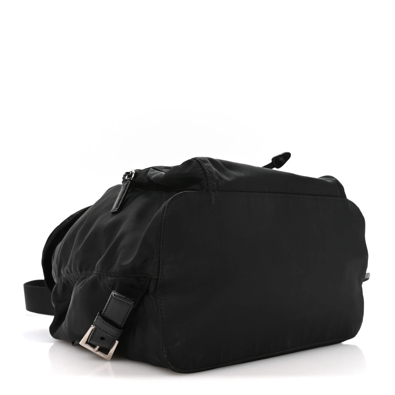 Tessuto Nylon Vela Cinch Backpack Black - Top Club