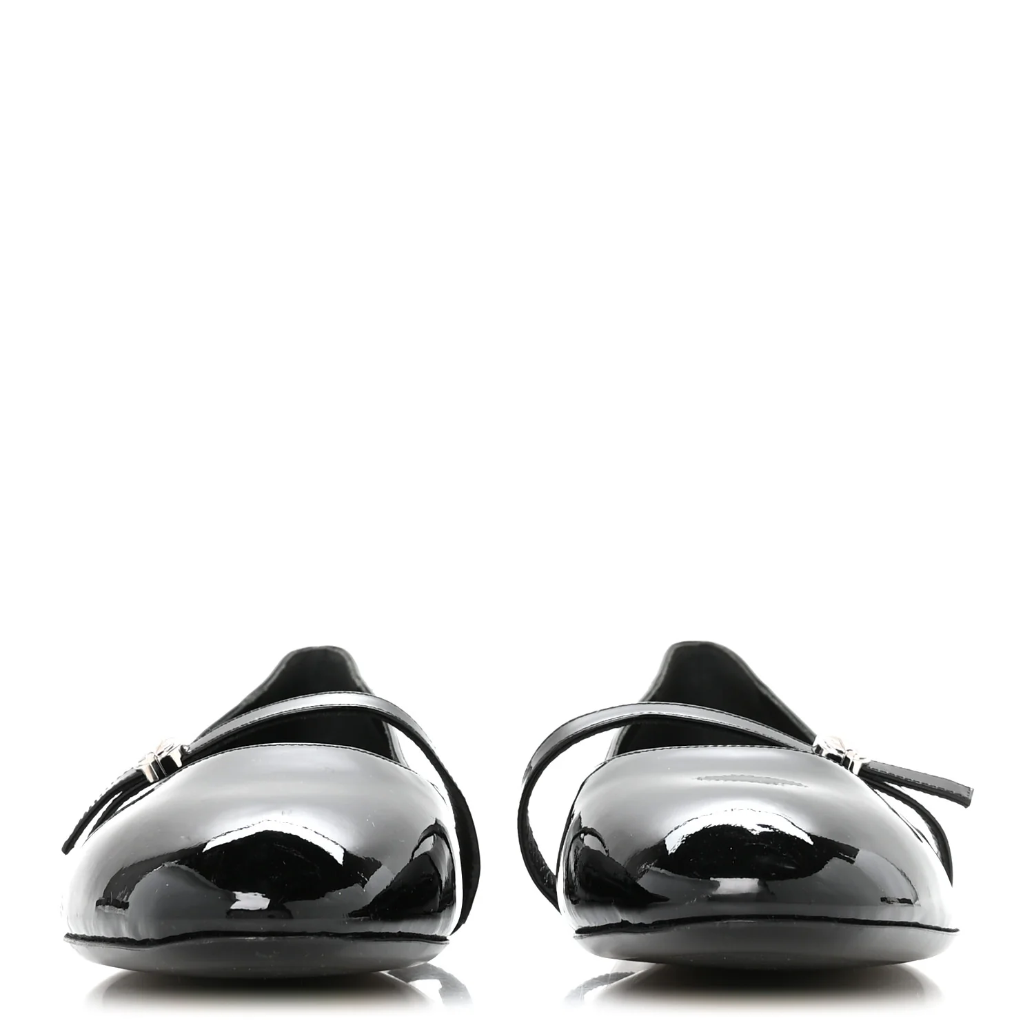 Patent Uniformes Ballet Flats 39.5 Black - Top Club