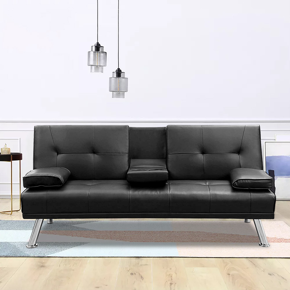 Sofa bed with armpad recliner couch
