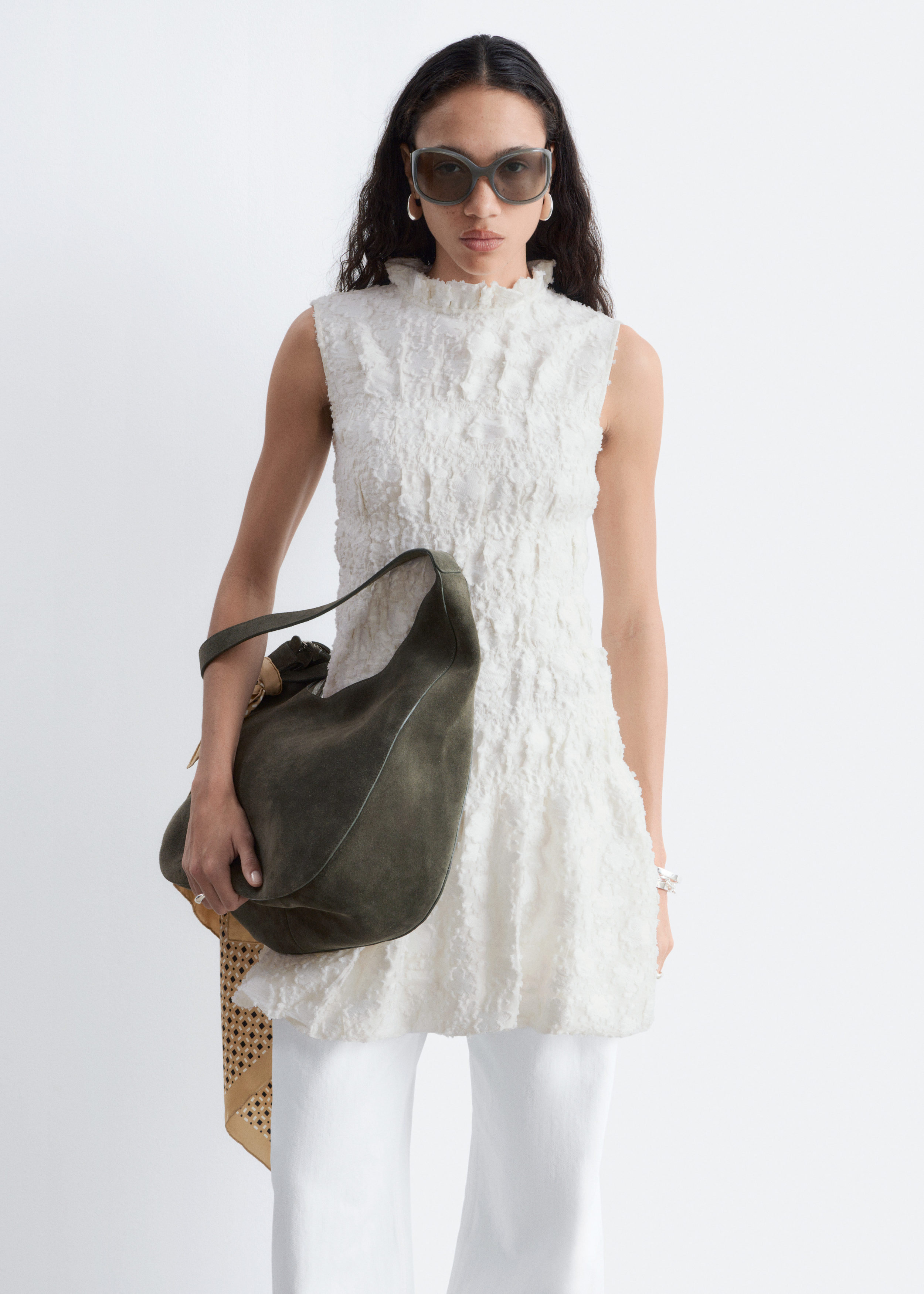 & Other Stories SMOCK MINI DRESS