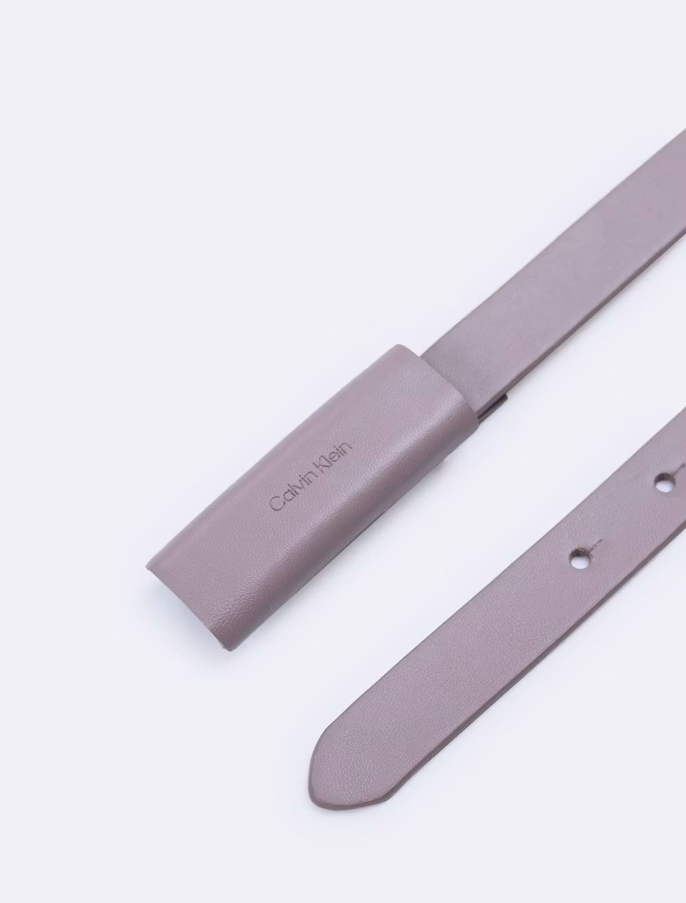 COACH Tonal Logo Slim Belt