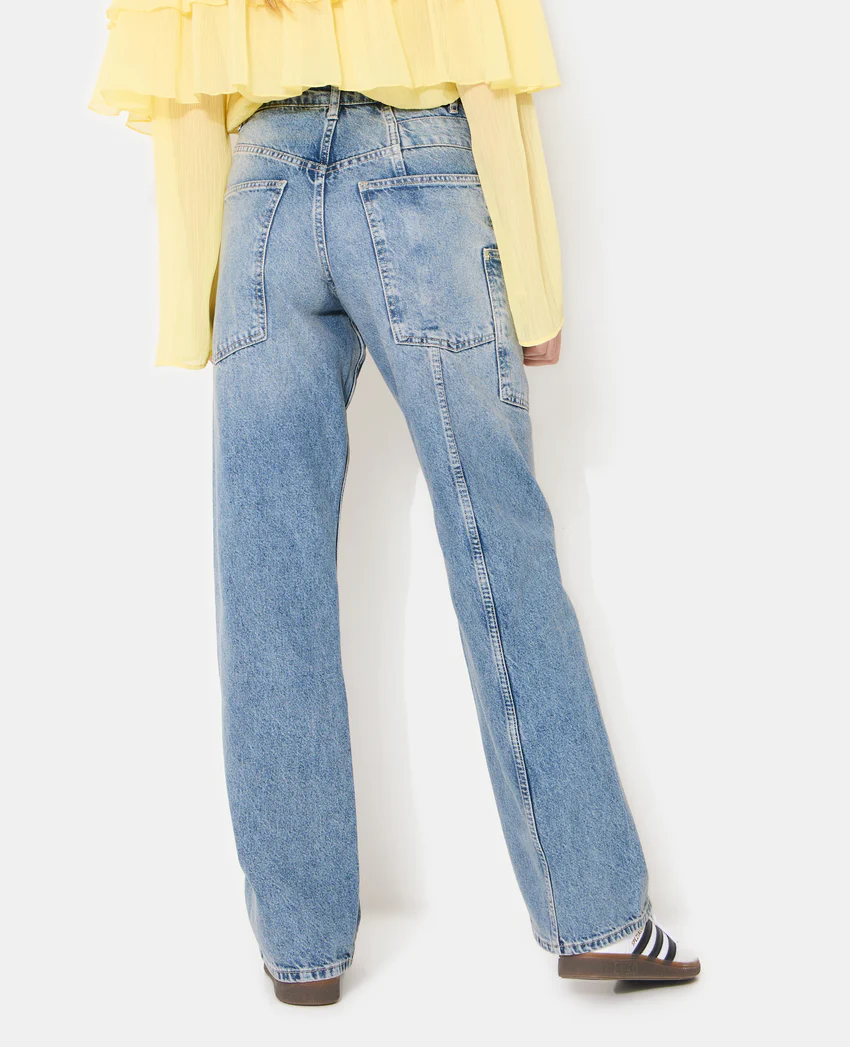 Pimkie Jean straight avec jeux de coutures et de poches