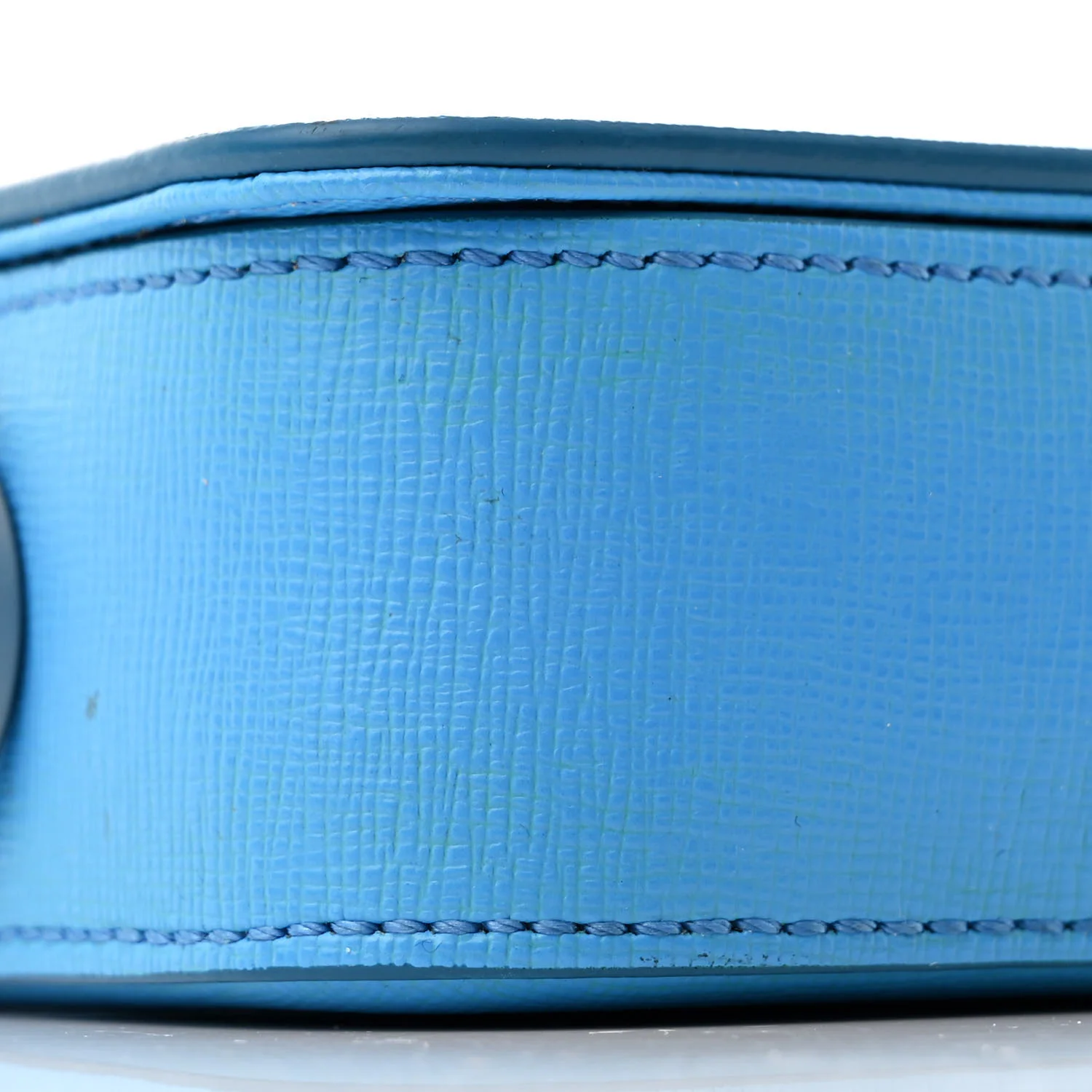 Saffiano Striped Mini Diag Binder Clip Bag Blue - Top Club