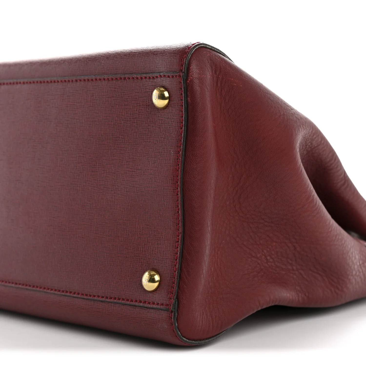 Vitello Elite Regular 2Jours Tote Rosso Scuro Ciliegia - Top Club