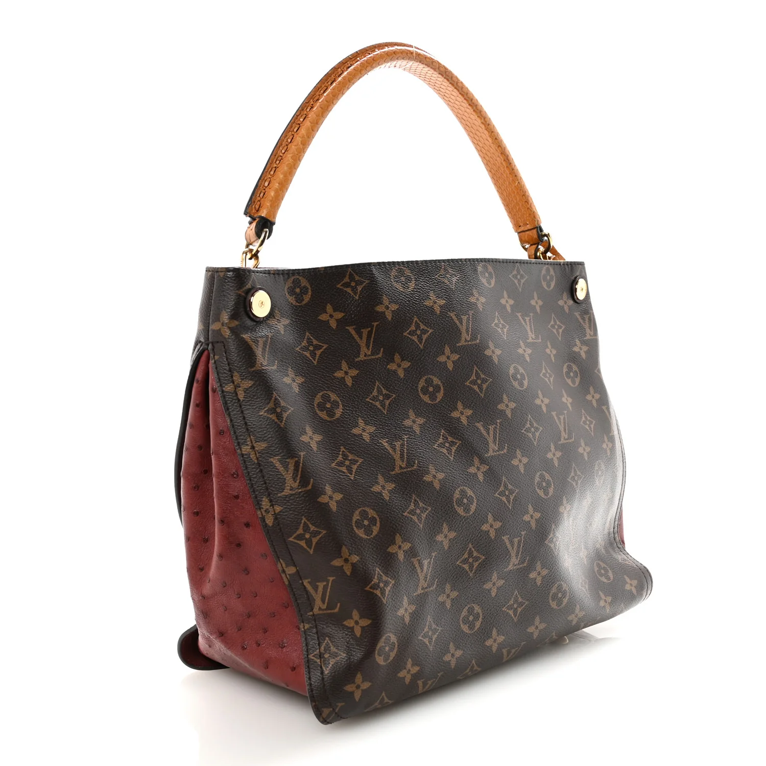 Monogram Python Ostrich Gaia Bordeaux - Top Club
