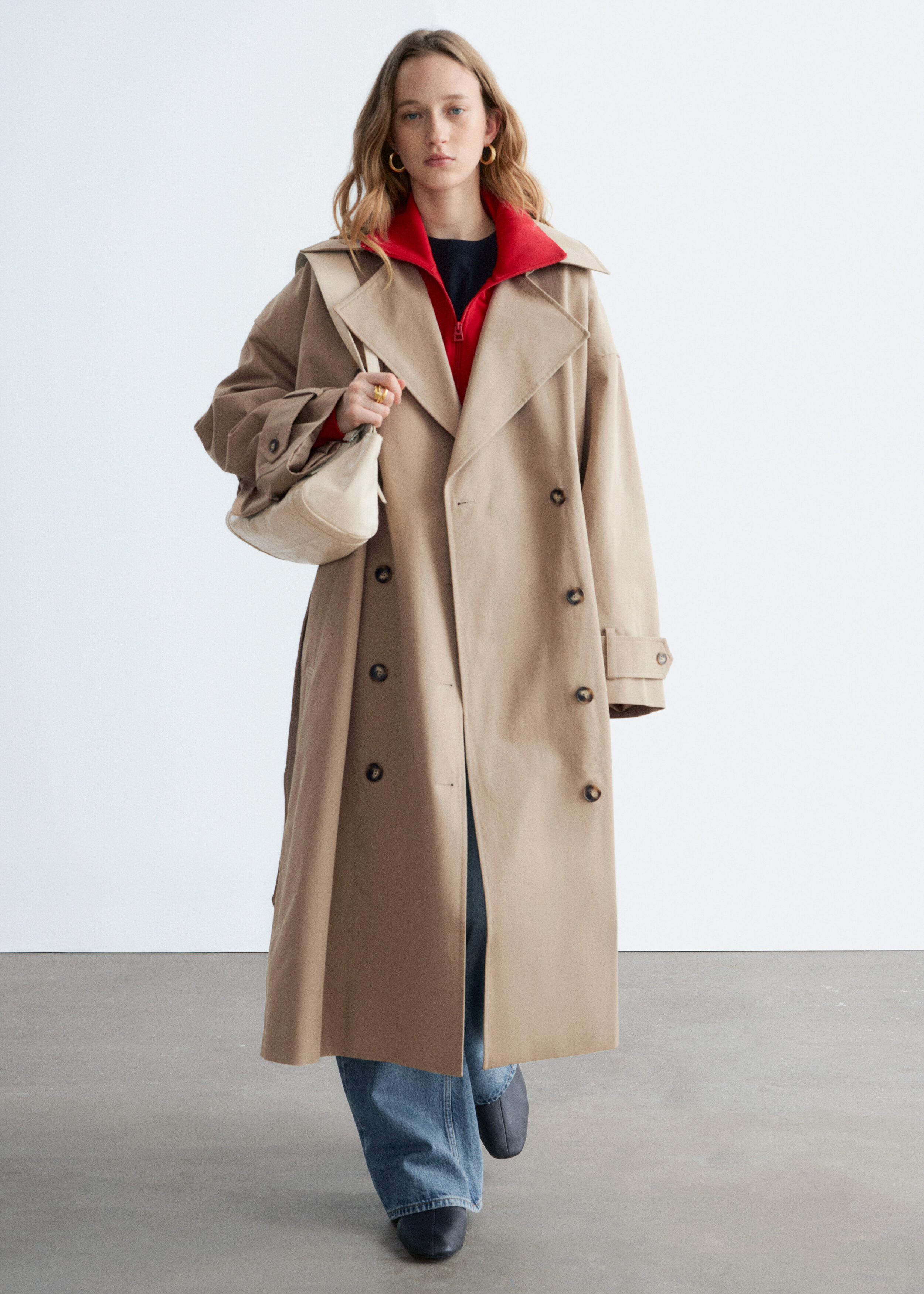 & Other Stories DOUBLE-BREASTED TRENCH COAT