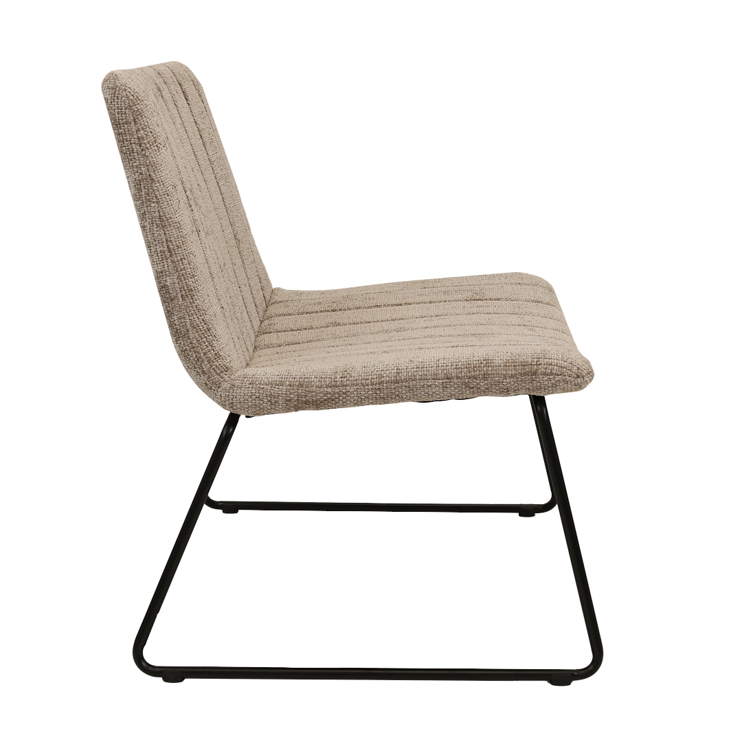 Kick fauteuil James - champagne