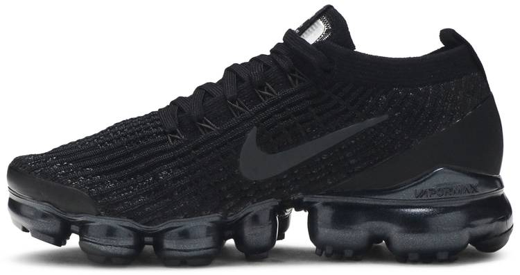 Wmns Air VaporMax Flyknit 3  Triple Black  AJ6910-002 - Sneaker Replica Workshop