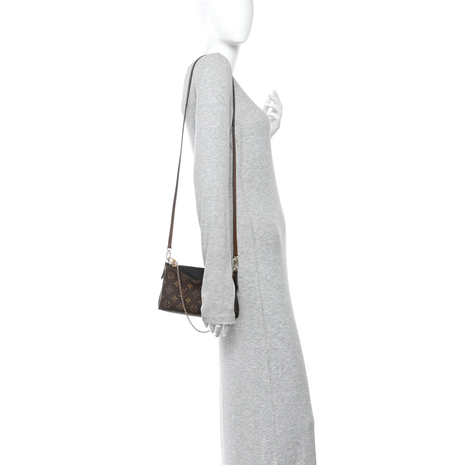 Monogram Pallas Clutch Black