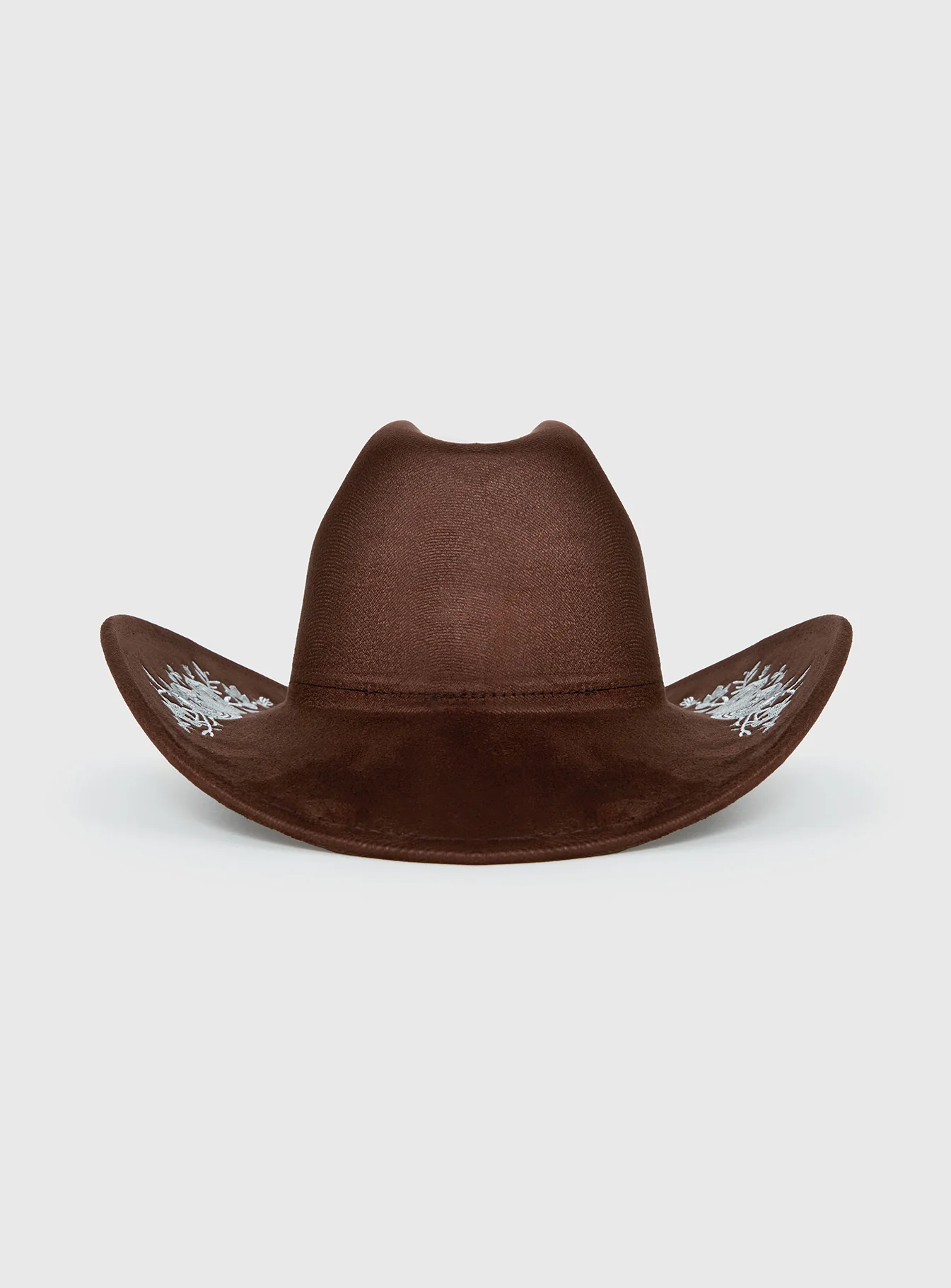 Another Level Embroidered Cowboy Hat Brown