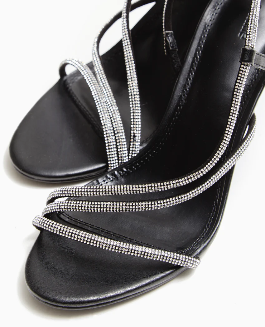 Pimkie Sandales à talon avec brides strass