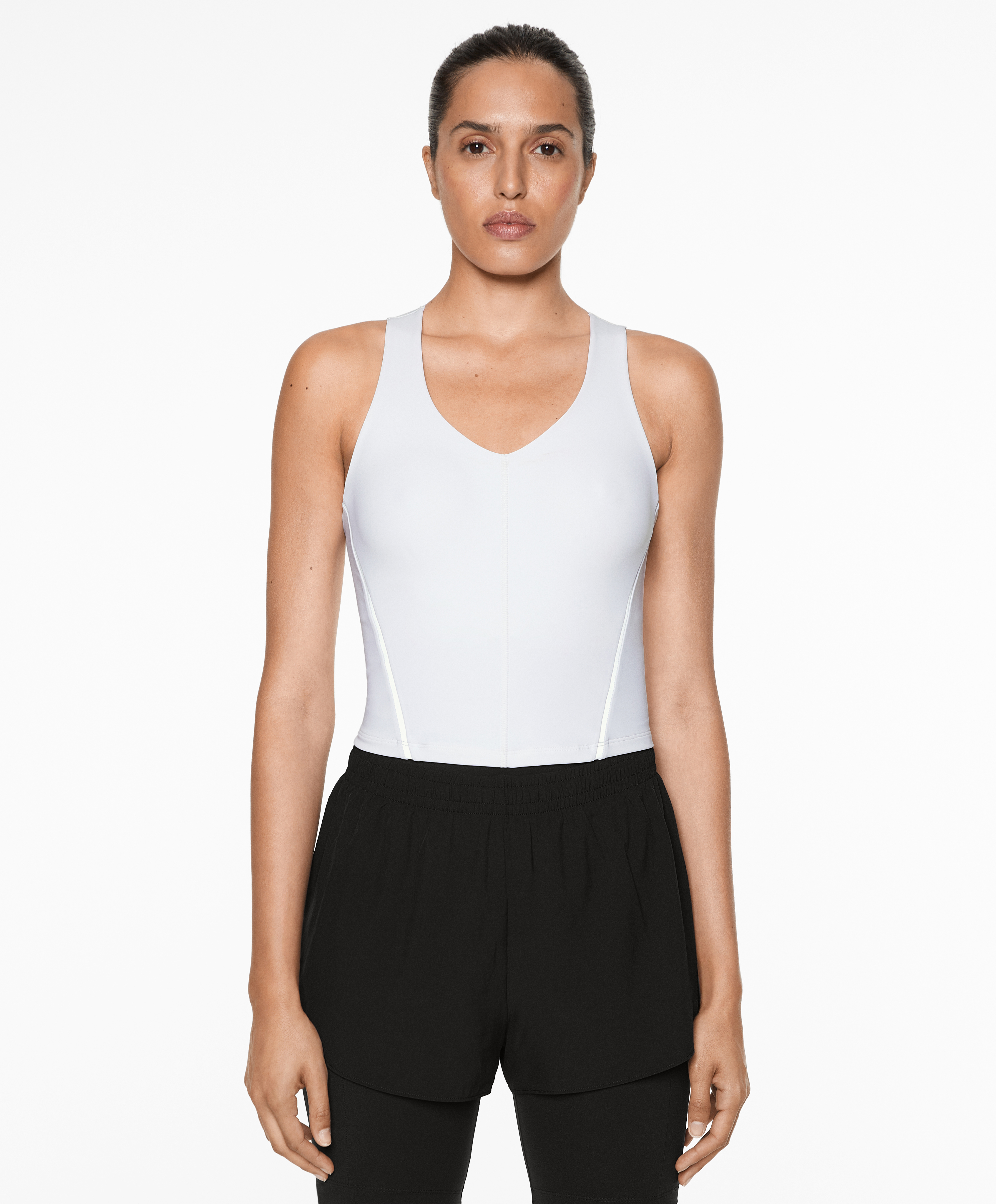 OYSHO Reflective strap compressive tank top